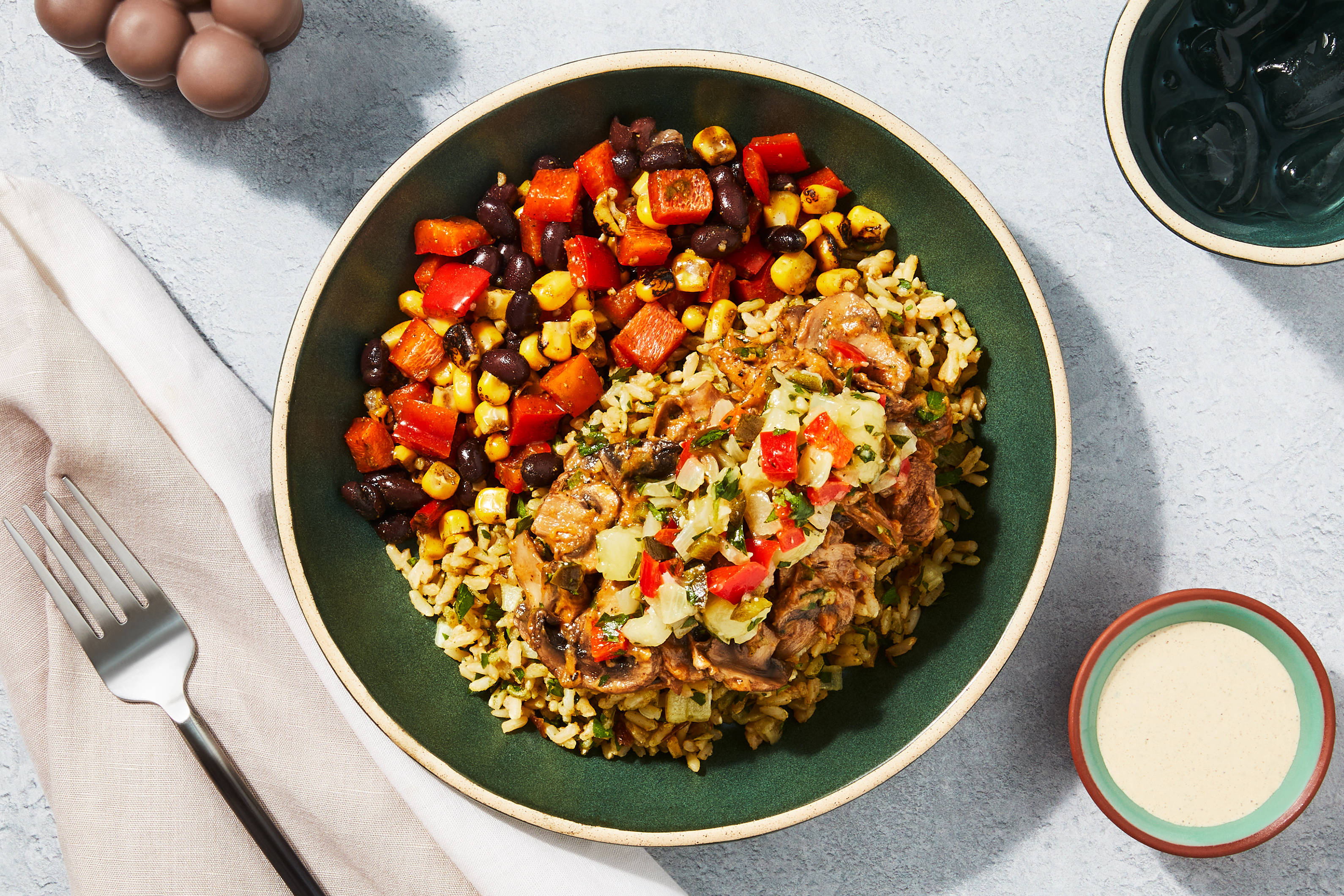 Al Pastor Style Mushroom Bowl