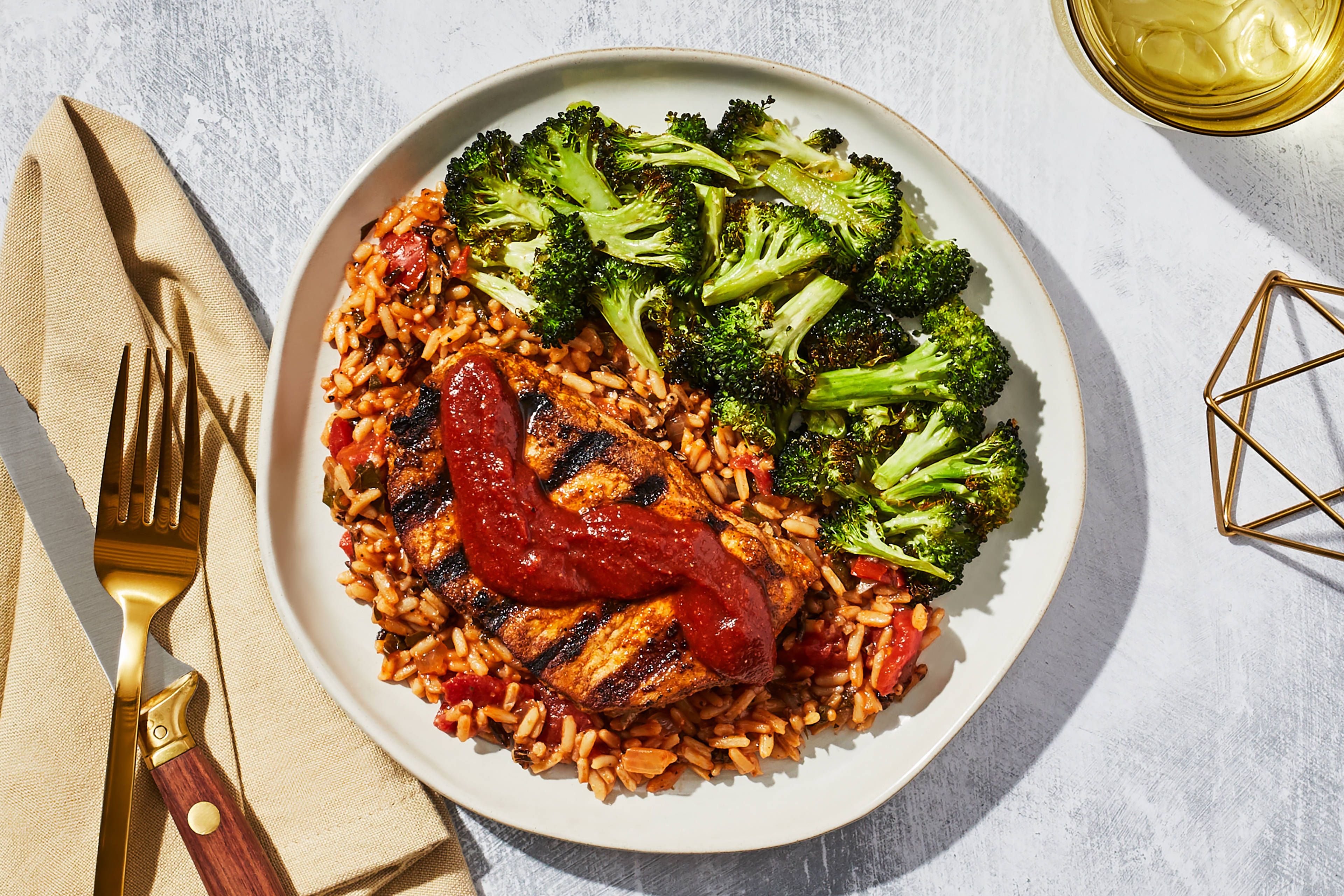 Ancho Chile-Glazed Pork Chop