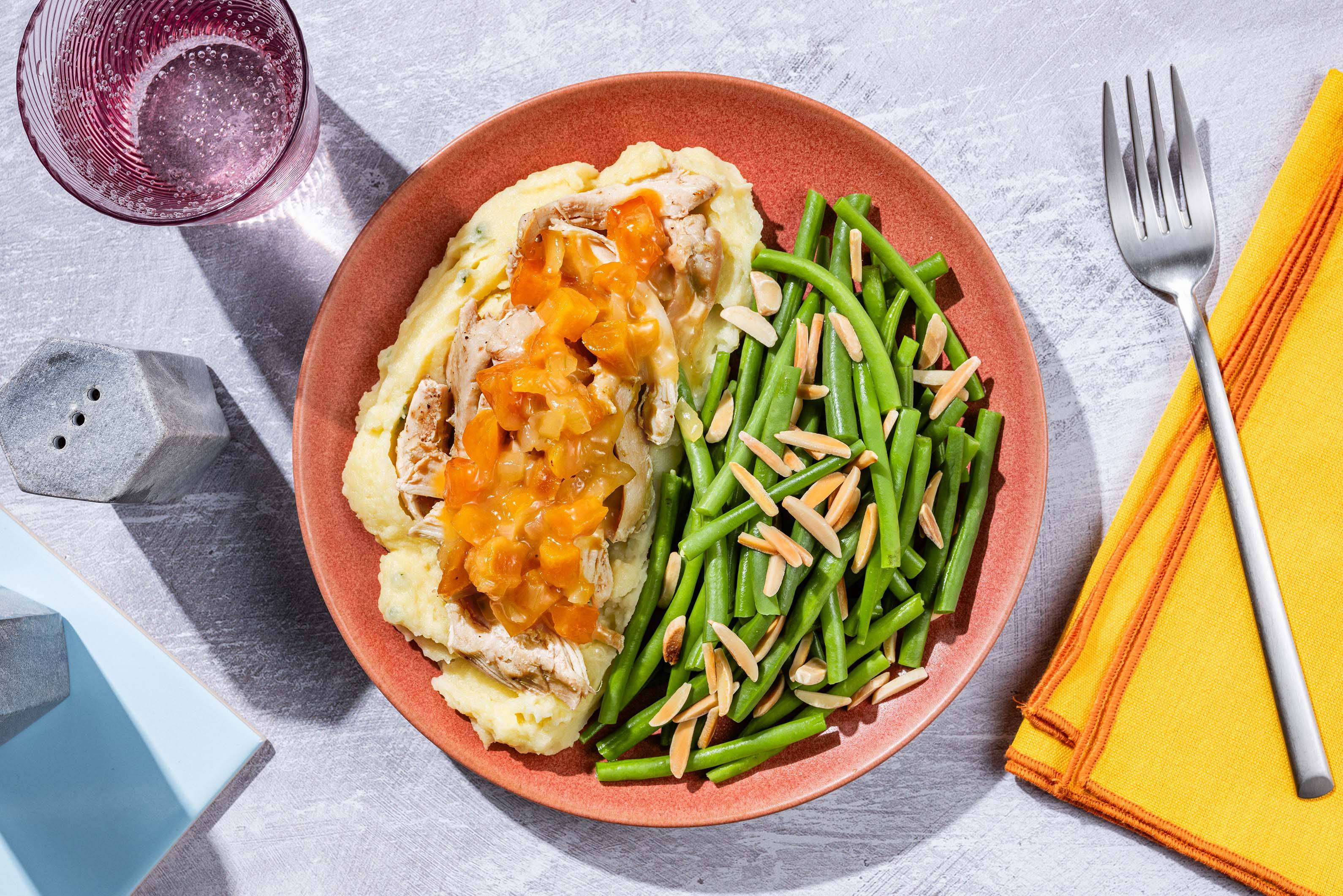 Abrikos-sennep kylling