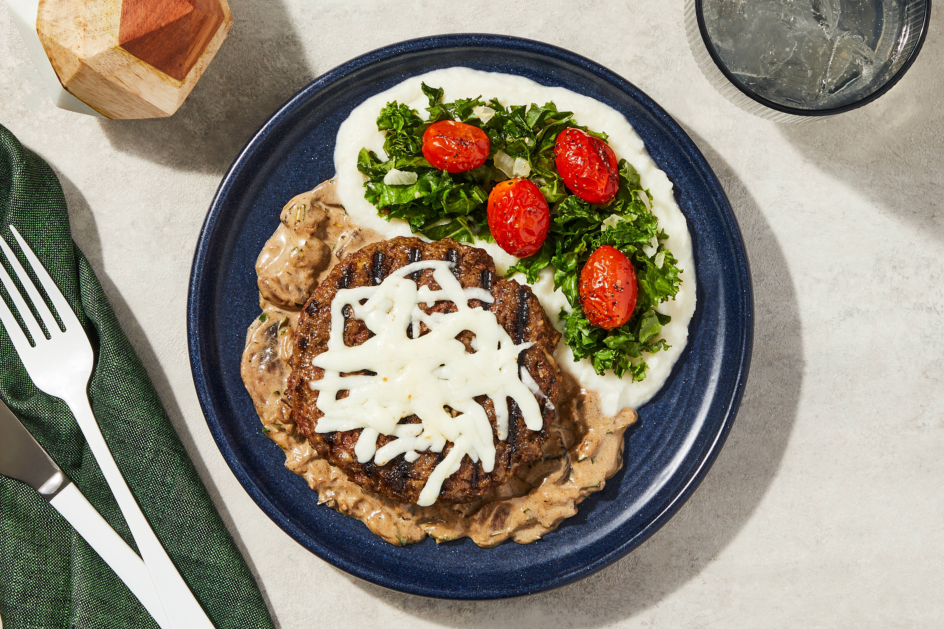Beef & Mushroom Burger