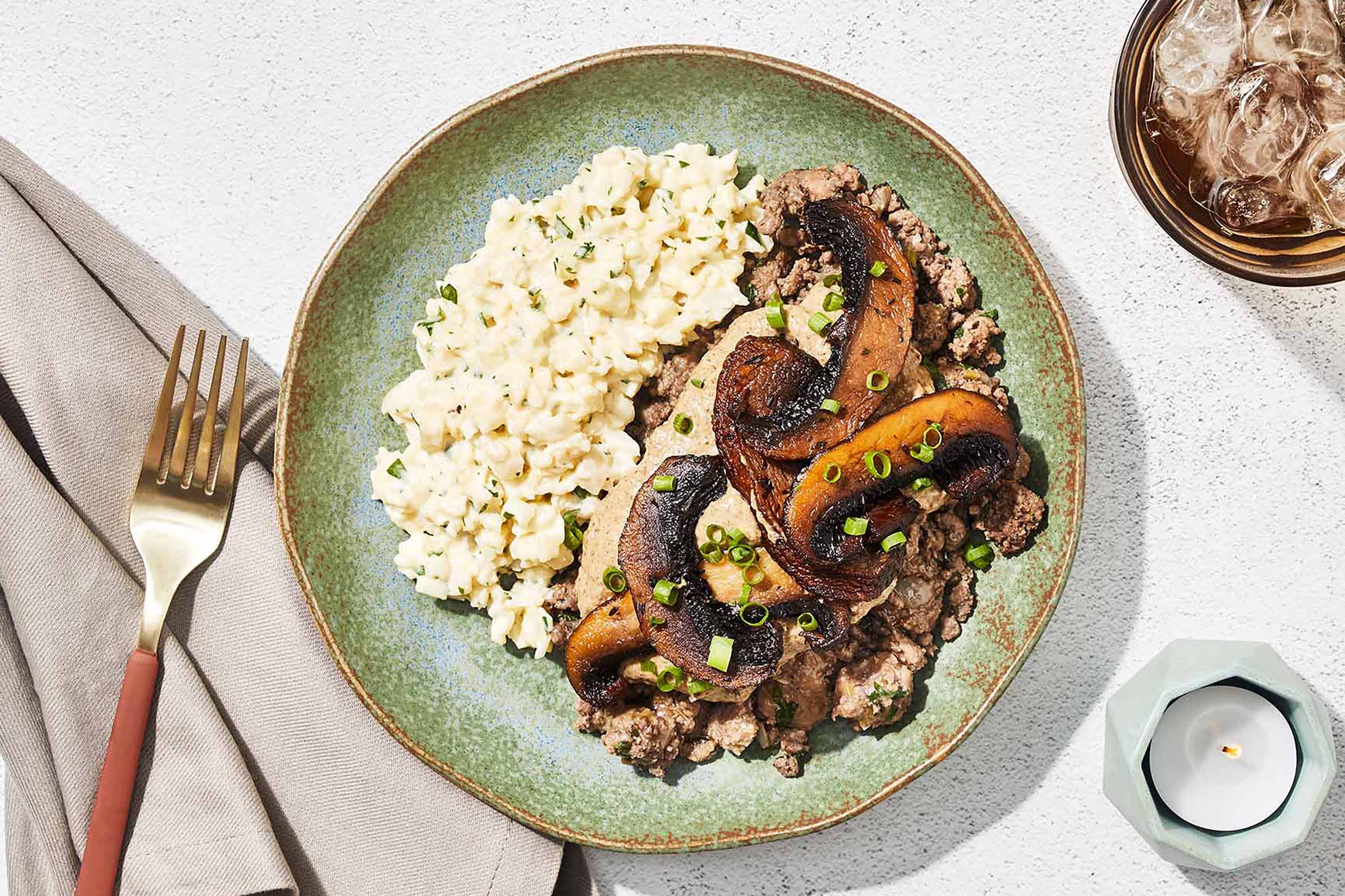 Beef & Portobello Stroganoff Bowl