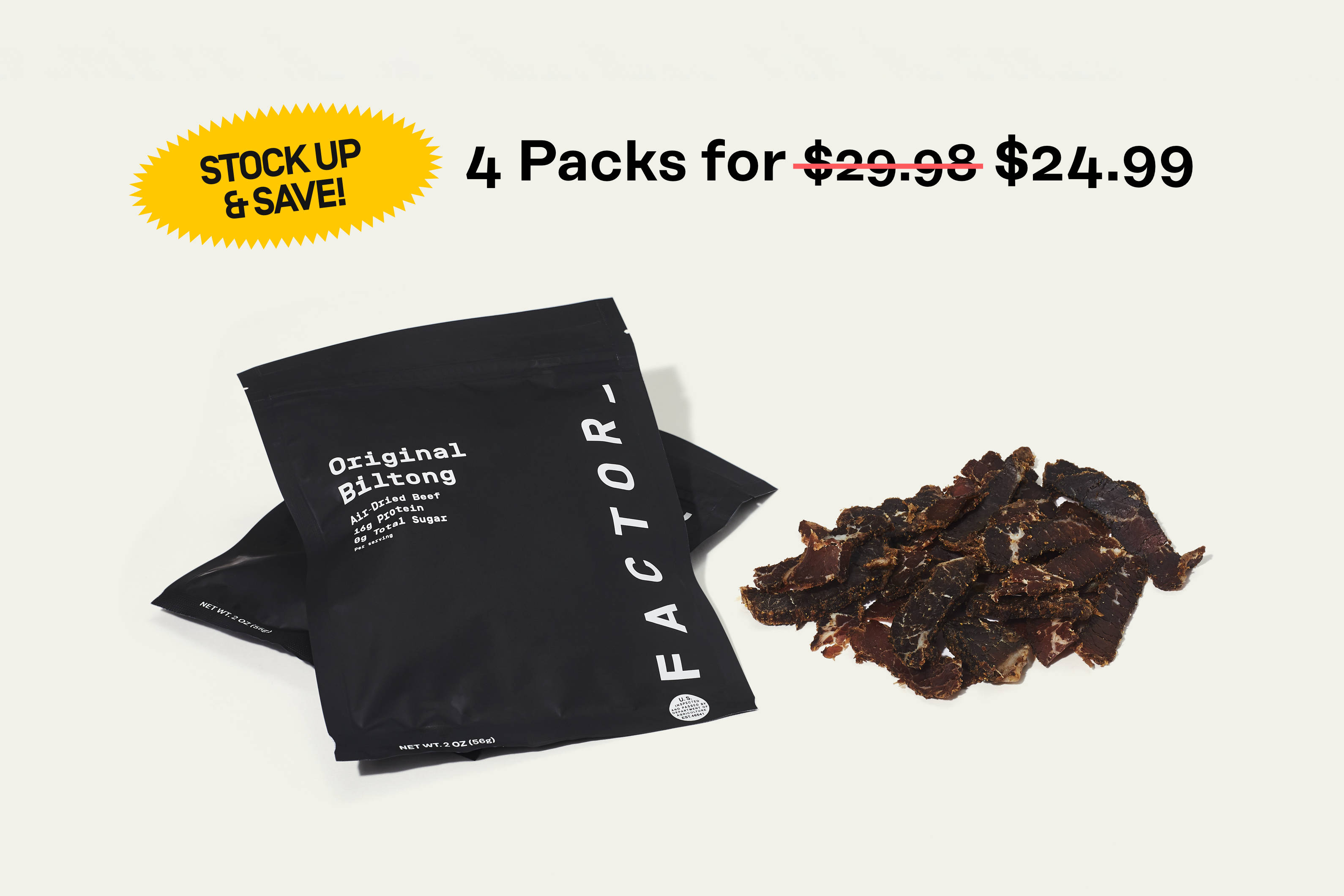 Biltong, Air-Dried Beef - Variety Bundle