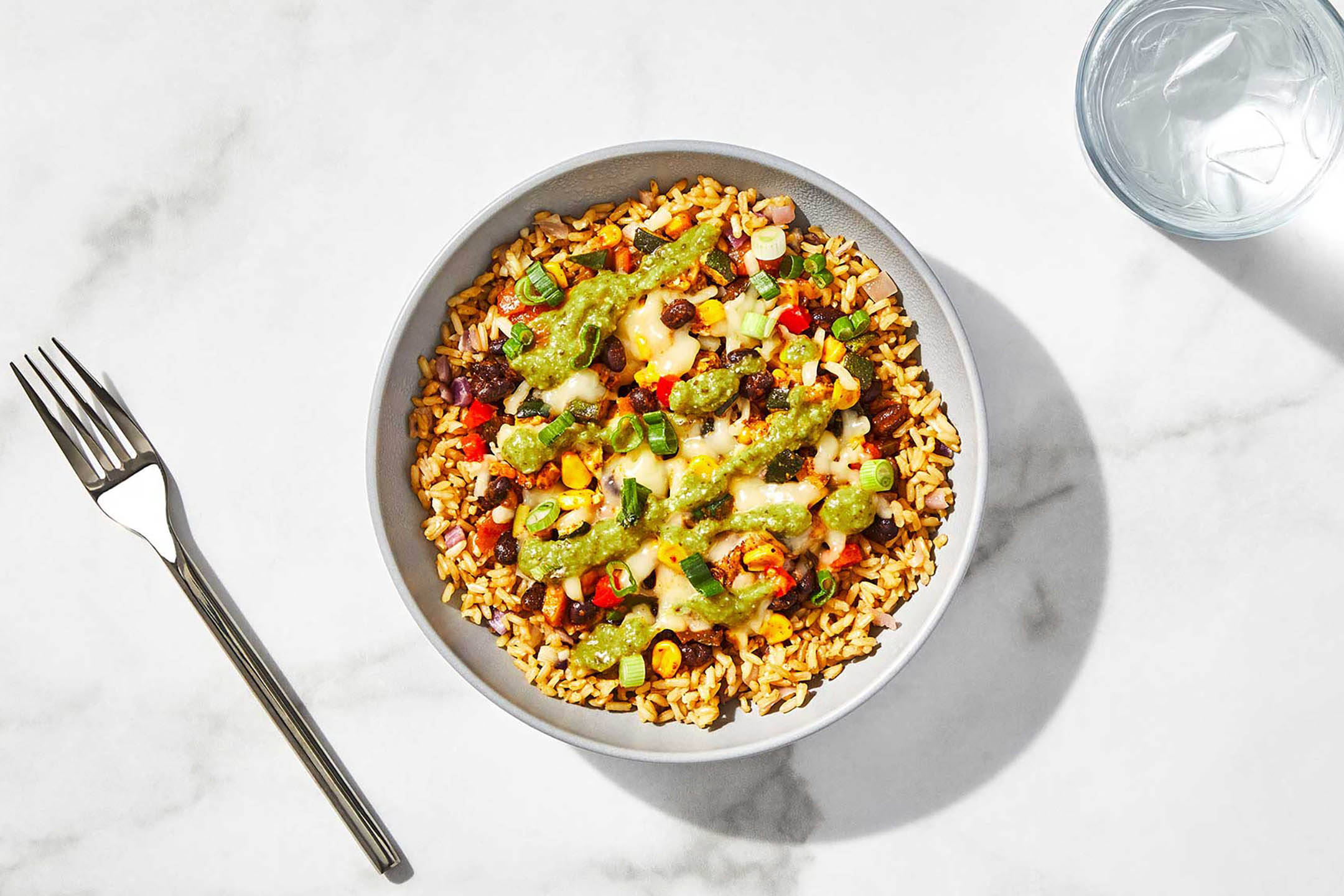 Black Bean & Rice Enchilada Bowl