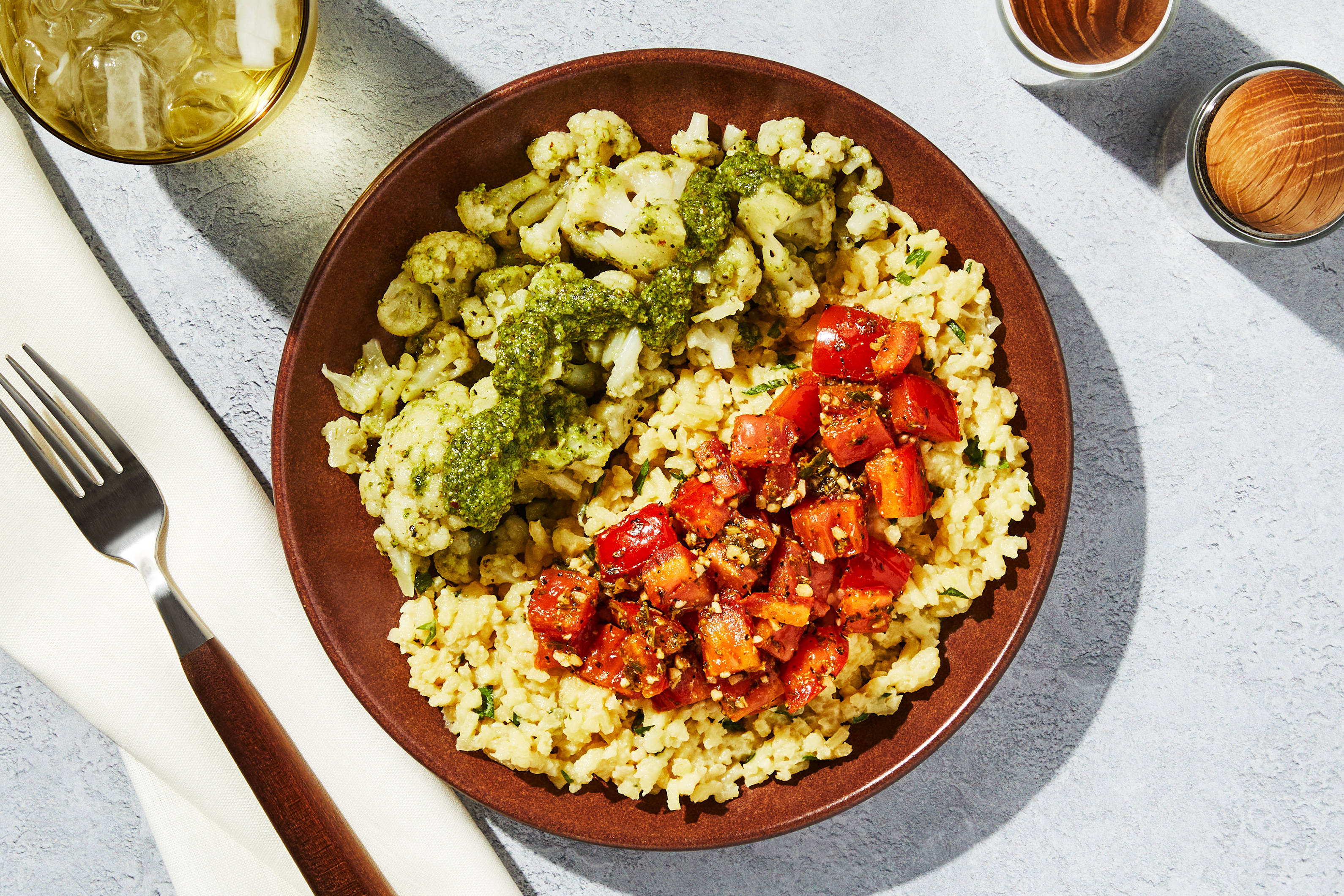 "Bruschetta" Risotto + Chicken