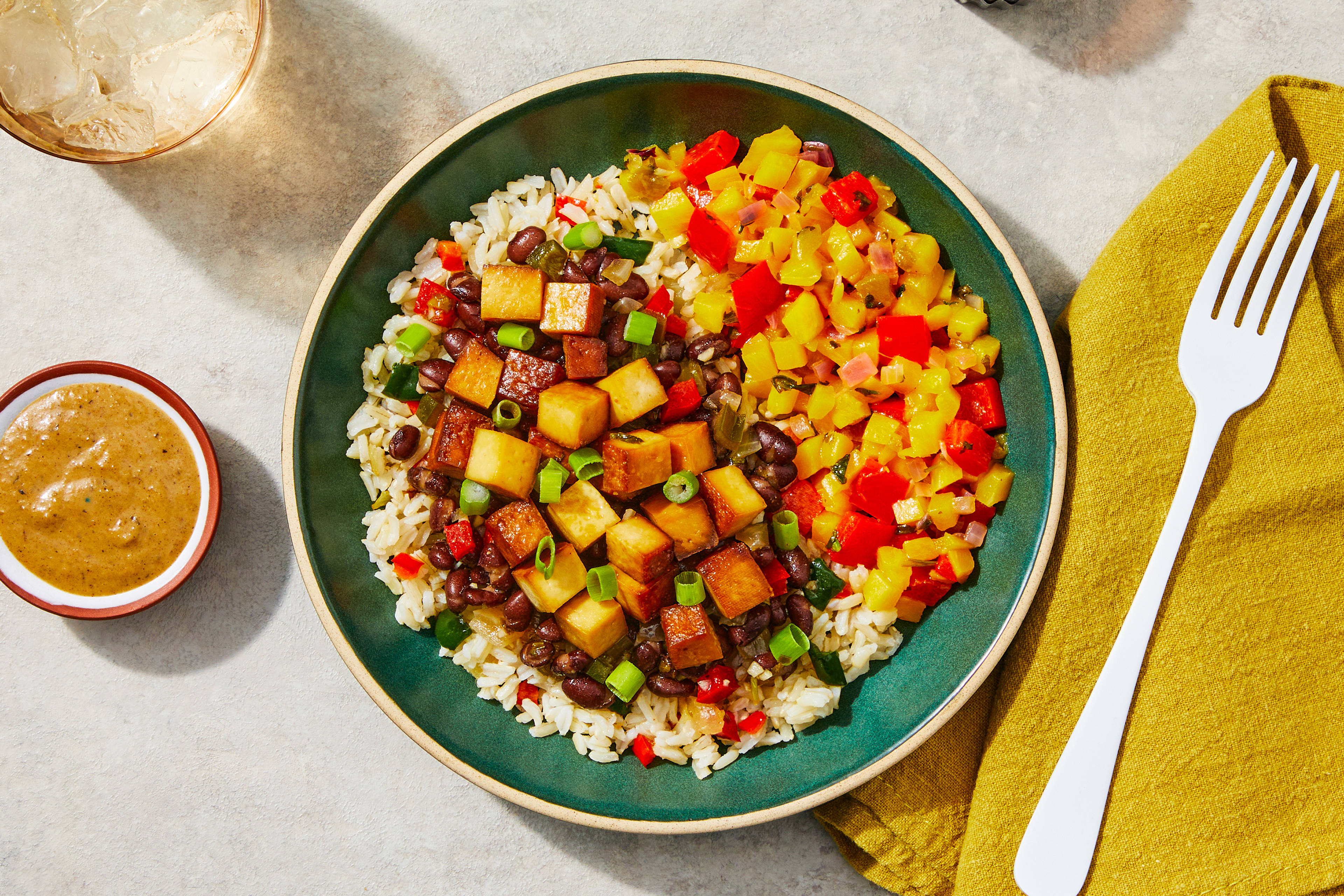 Tofu aux épices caribéennes