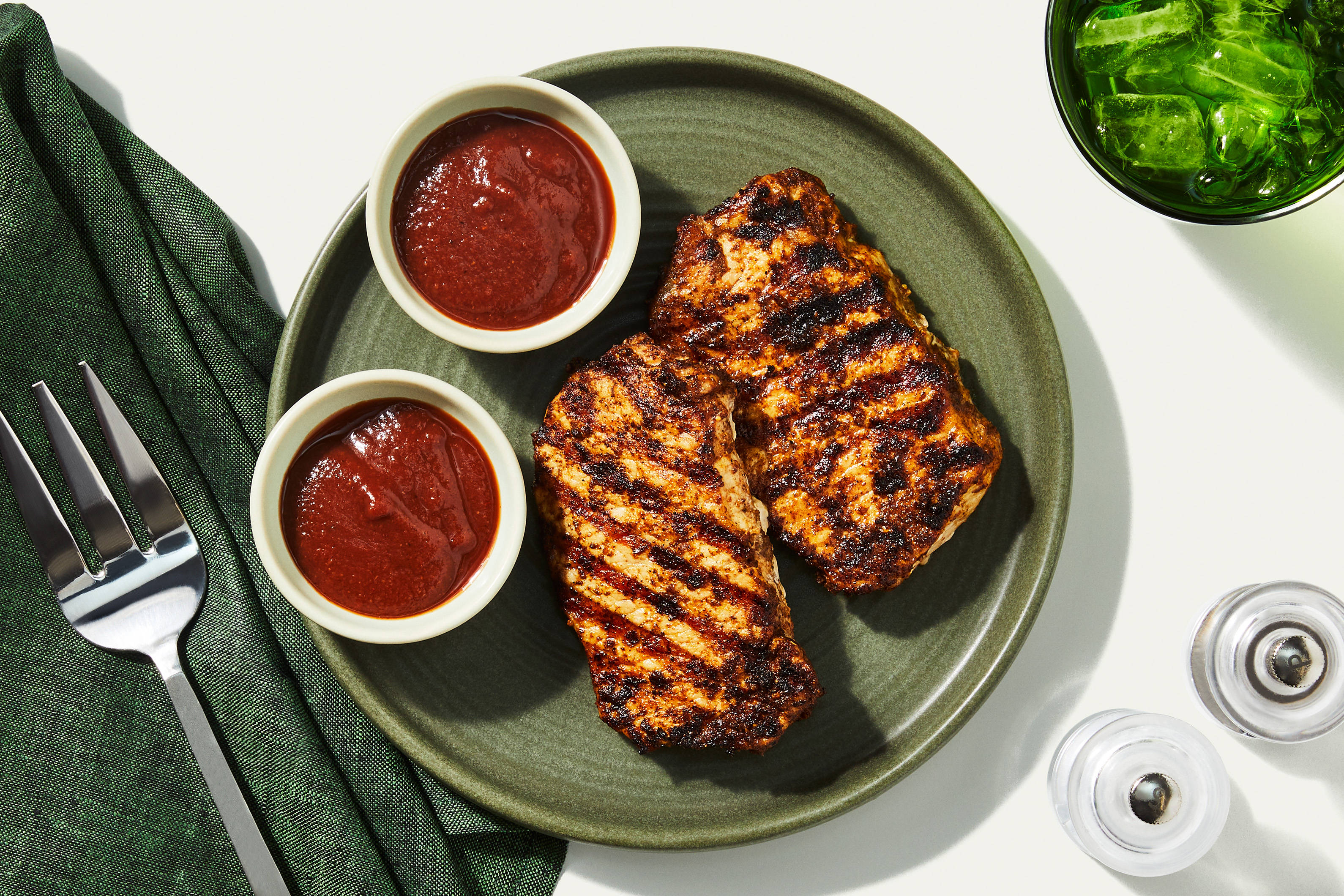 Chile-Rubbed Pork Chop