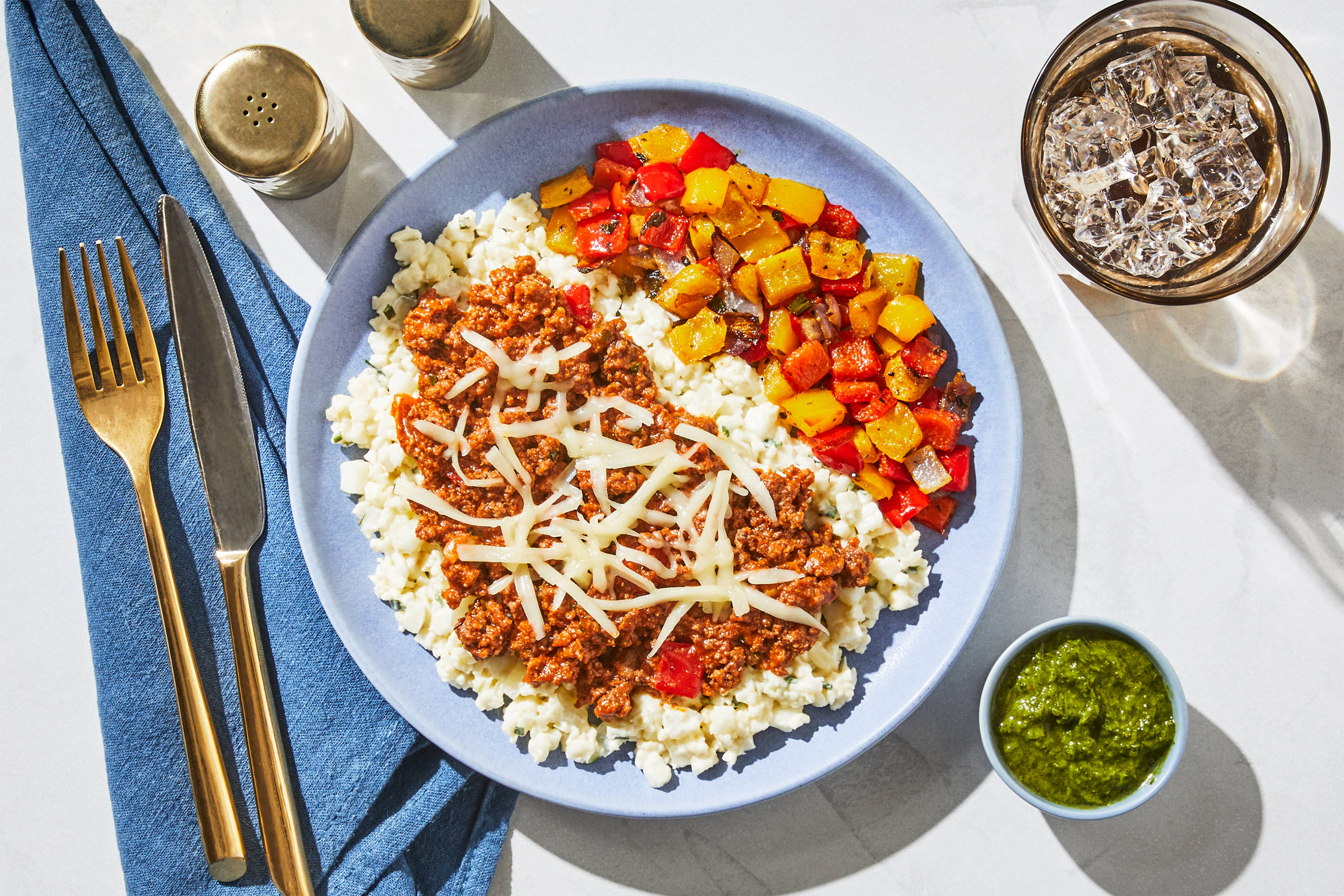 Chimichurri Ground Beef Bowl