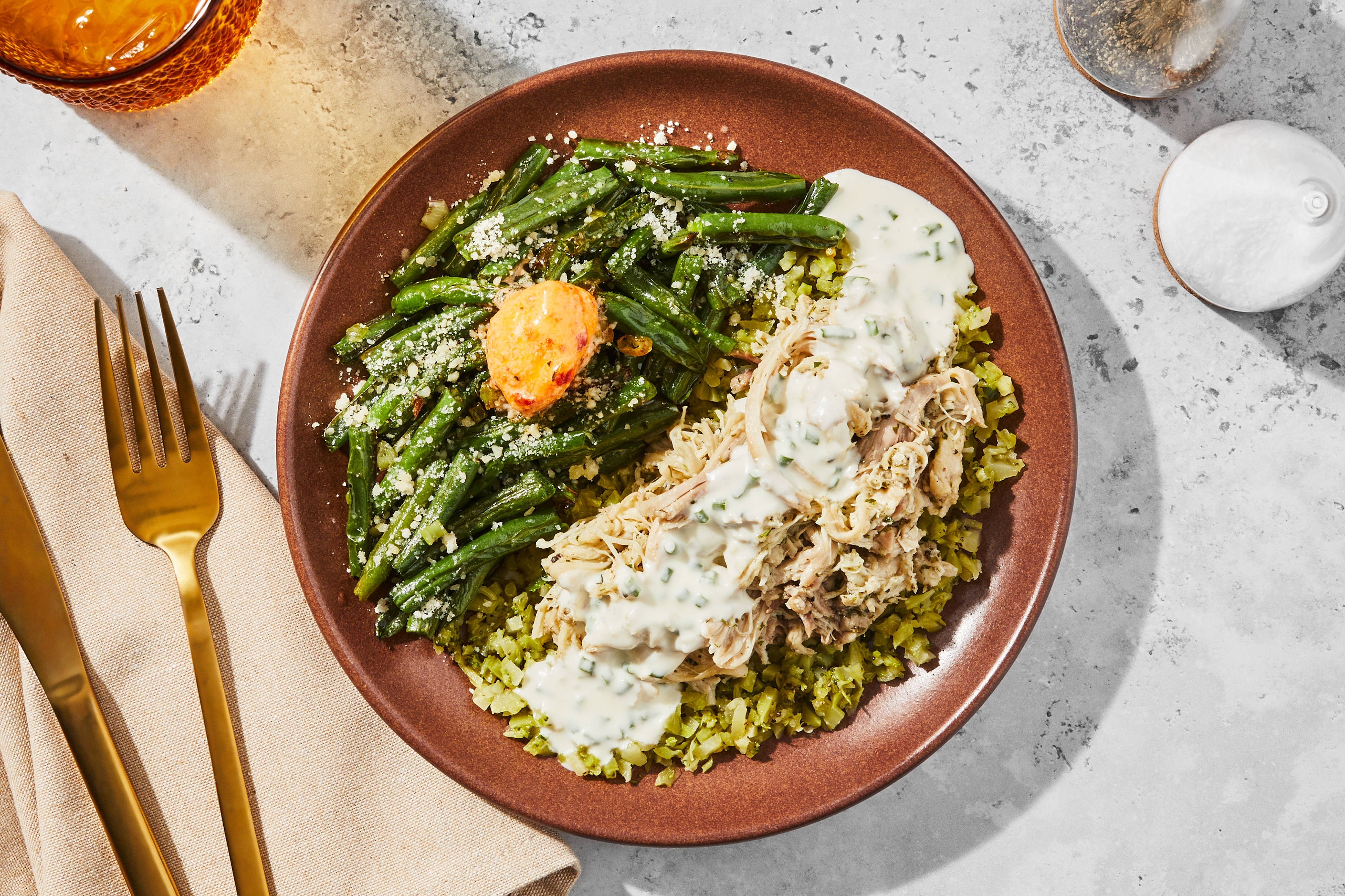 Creamy Garlic Chicken Thighs