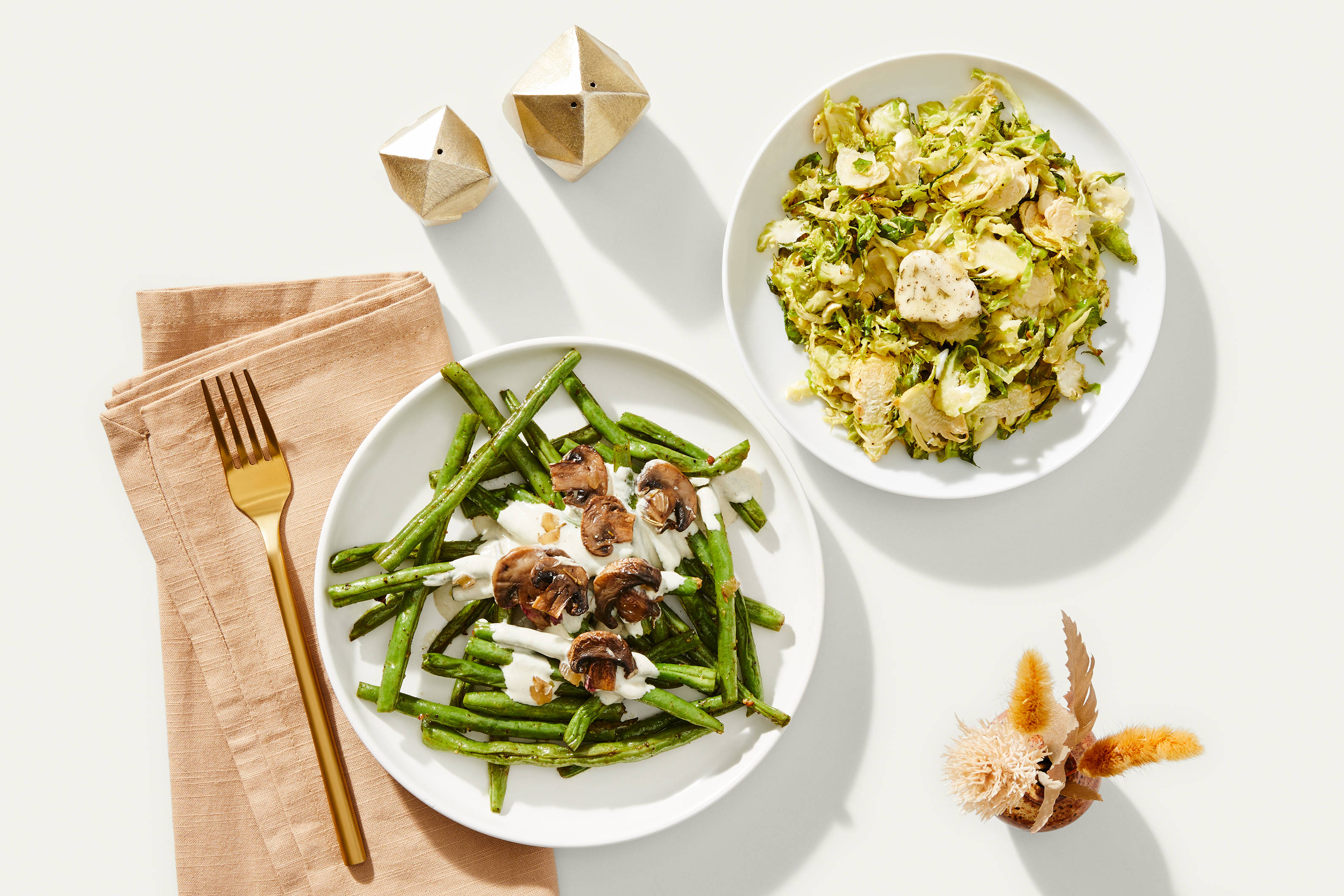 Creamy Mushroom Green Beans
