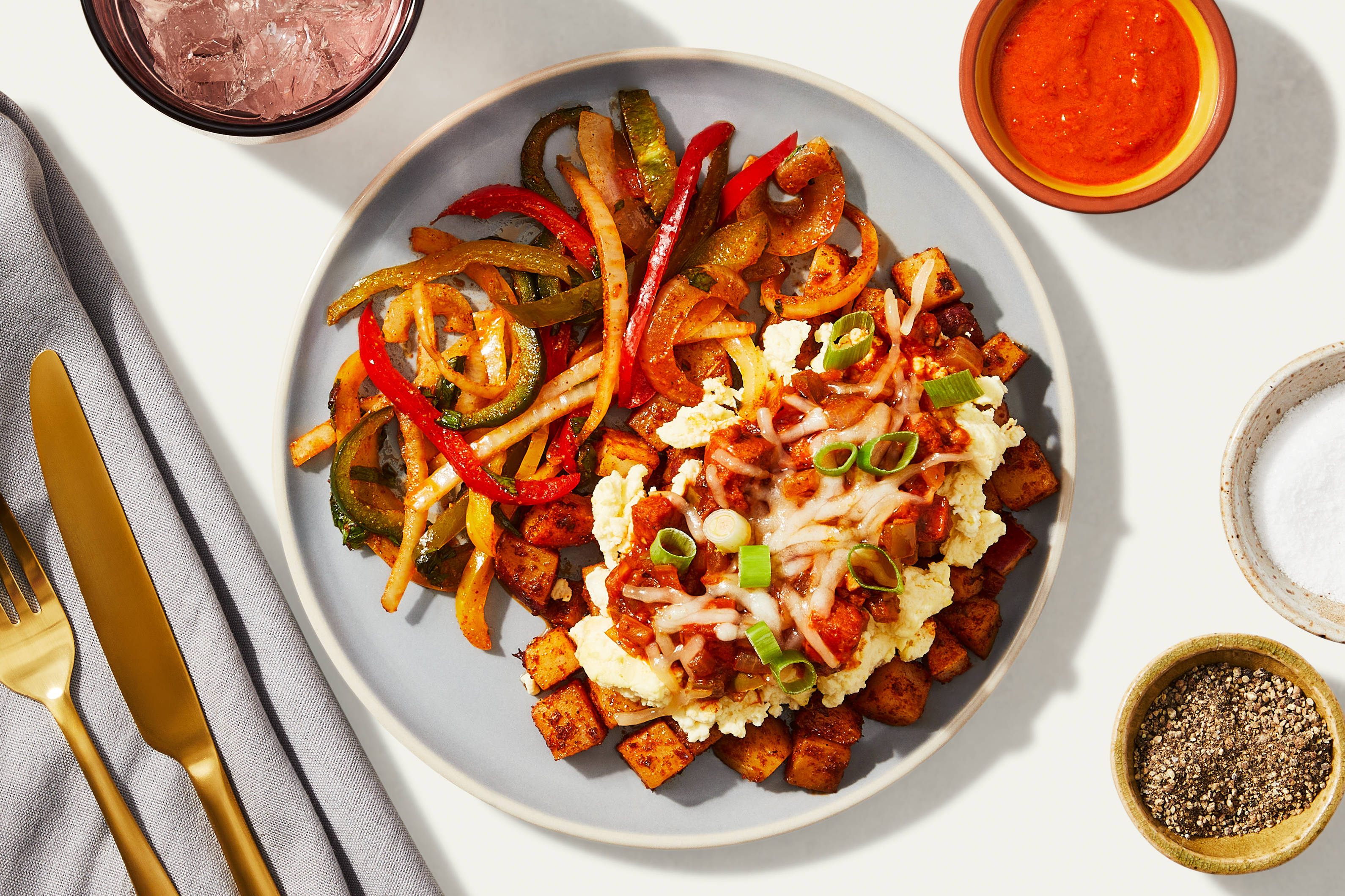 Creole Egg & Chicken Andouille Sausage Bowl