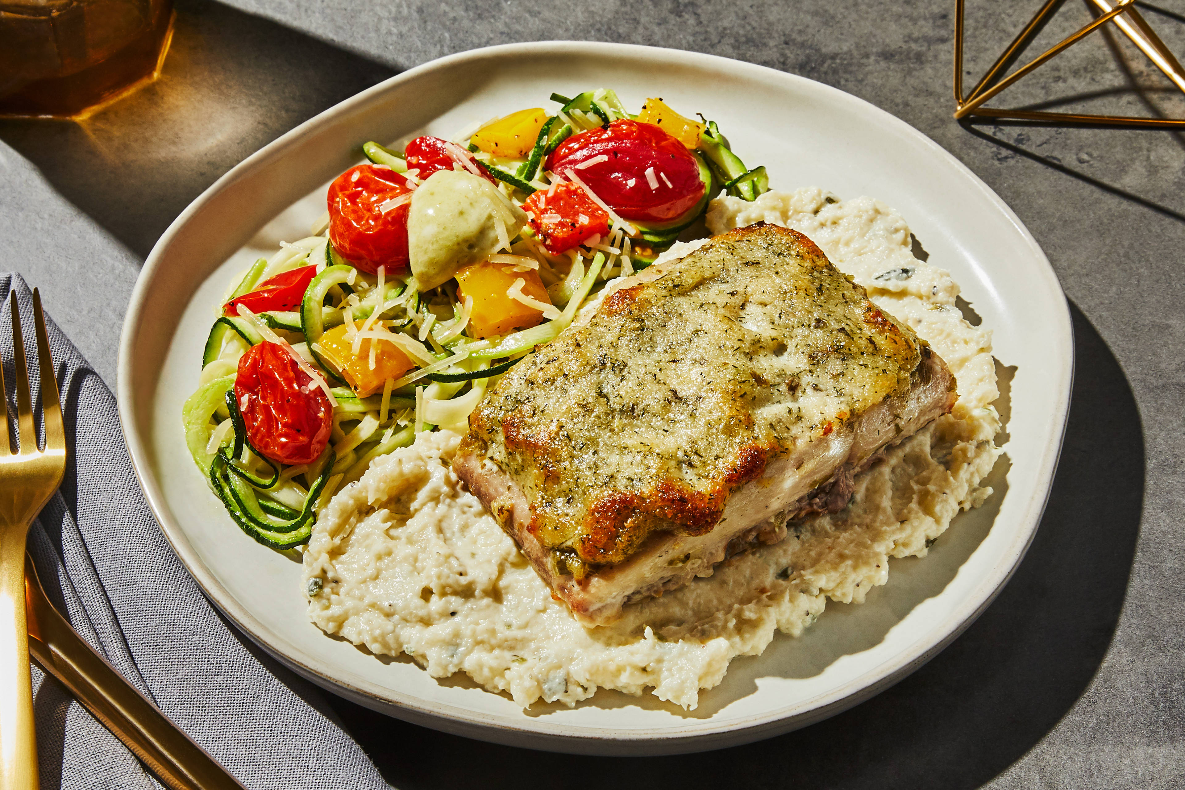 Garlic & Chive Crusted Mahi Mahi
