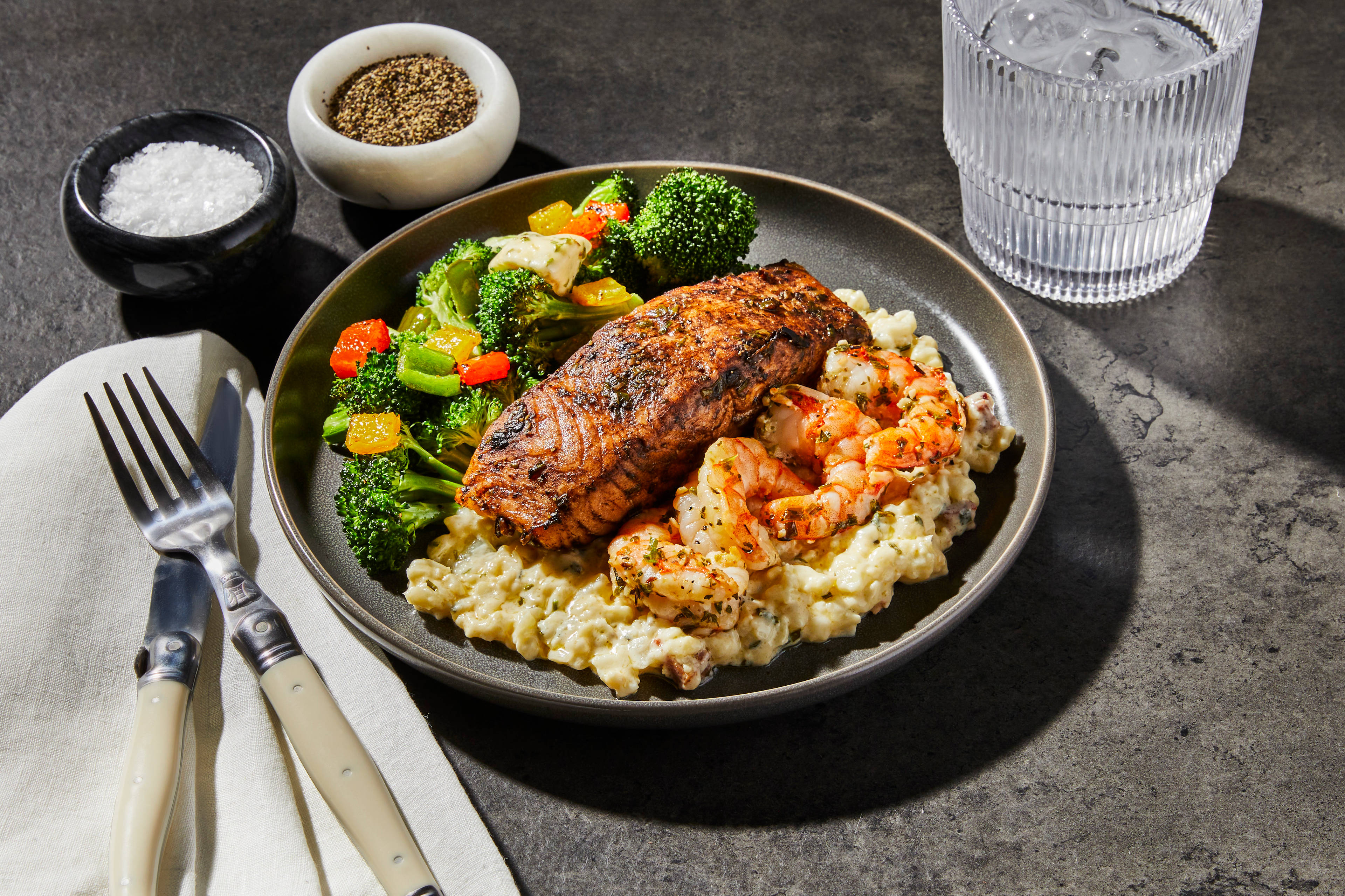 Chive & Garlic Salmon & Shrimp