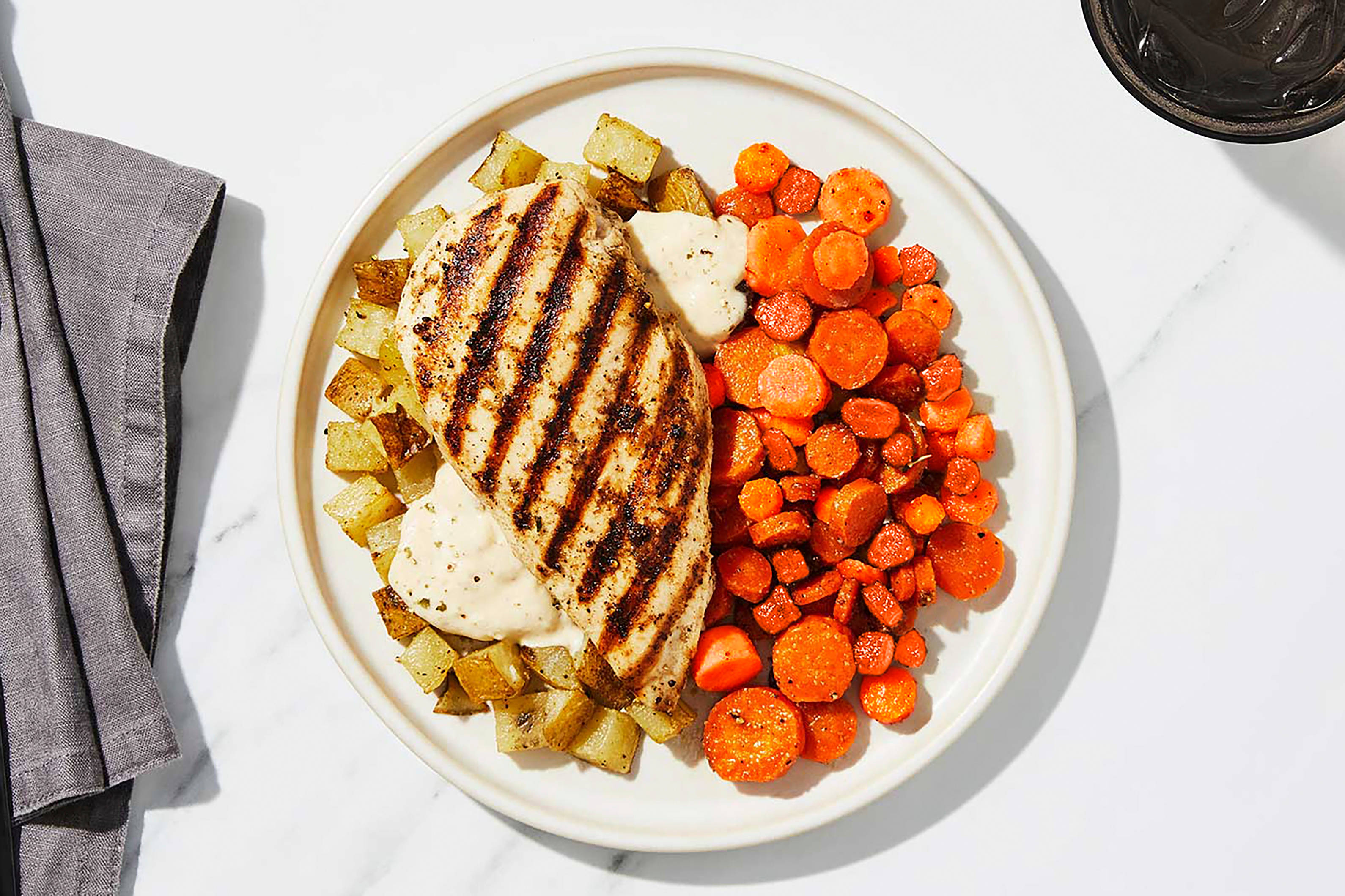 Green Peppercorn Grilled Chicken