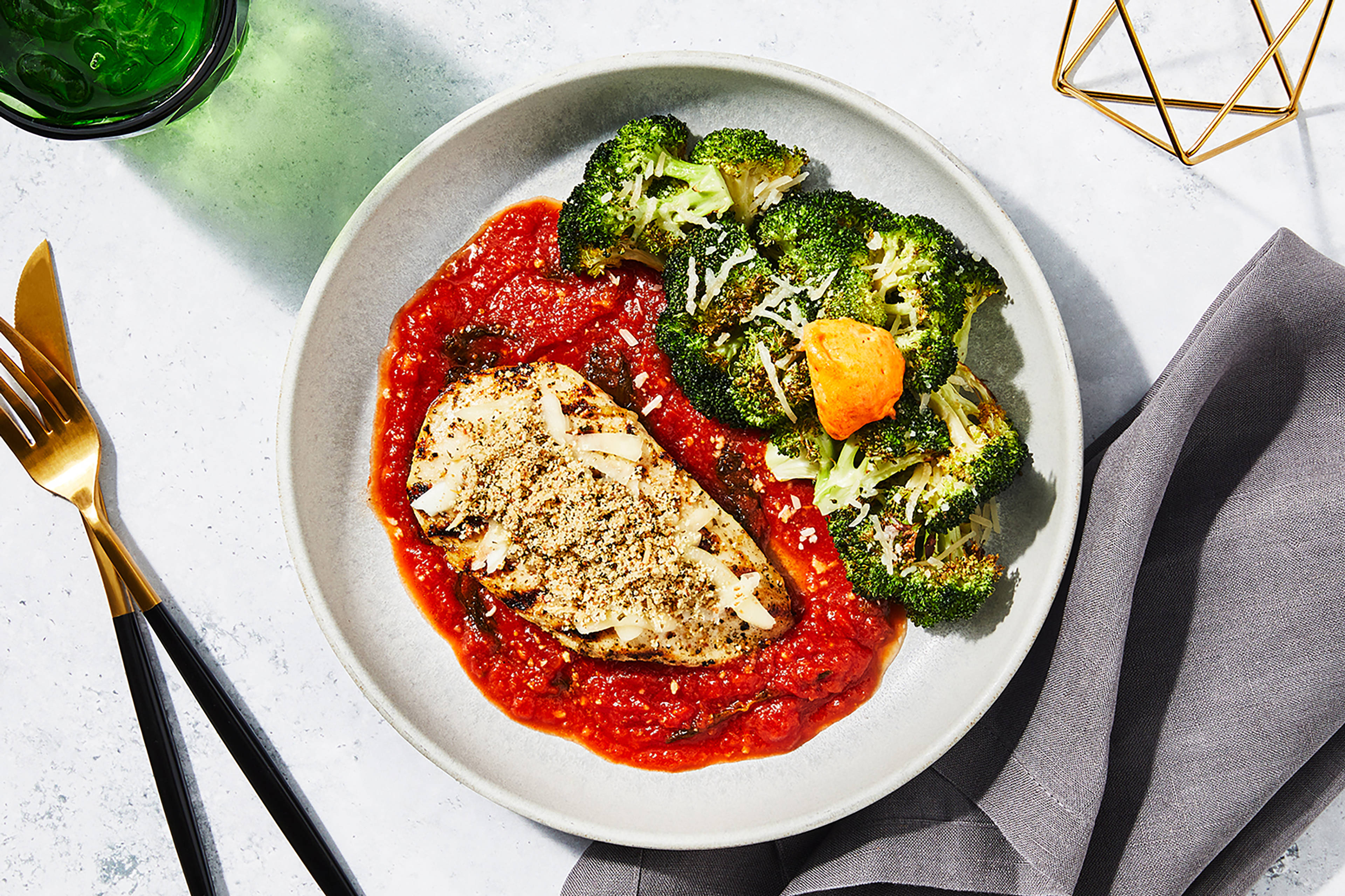 Grilled Chicken Parmesan