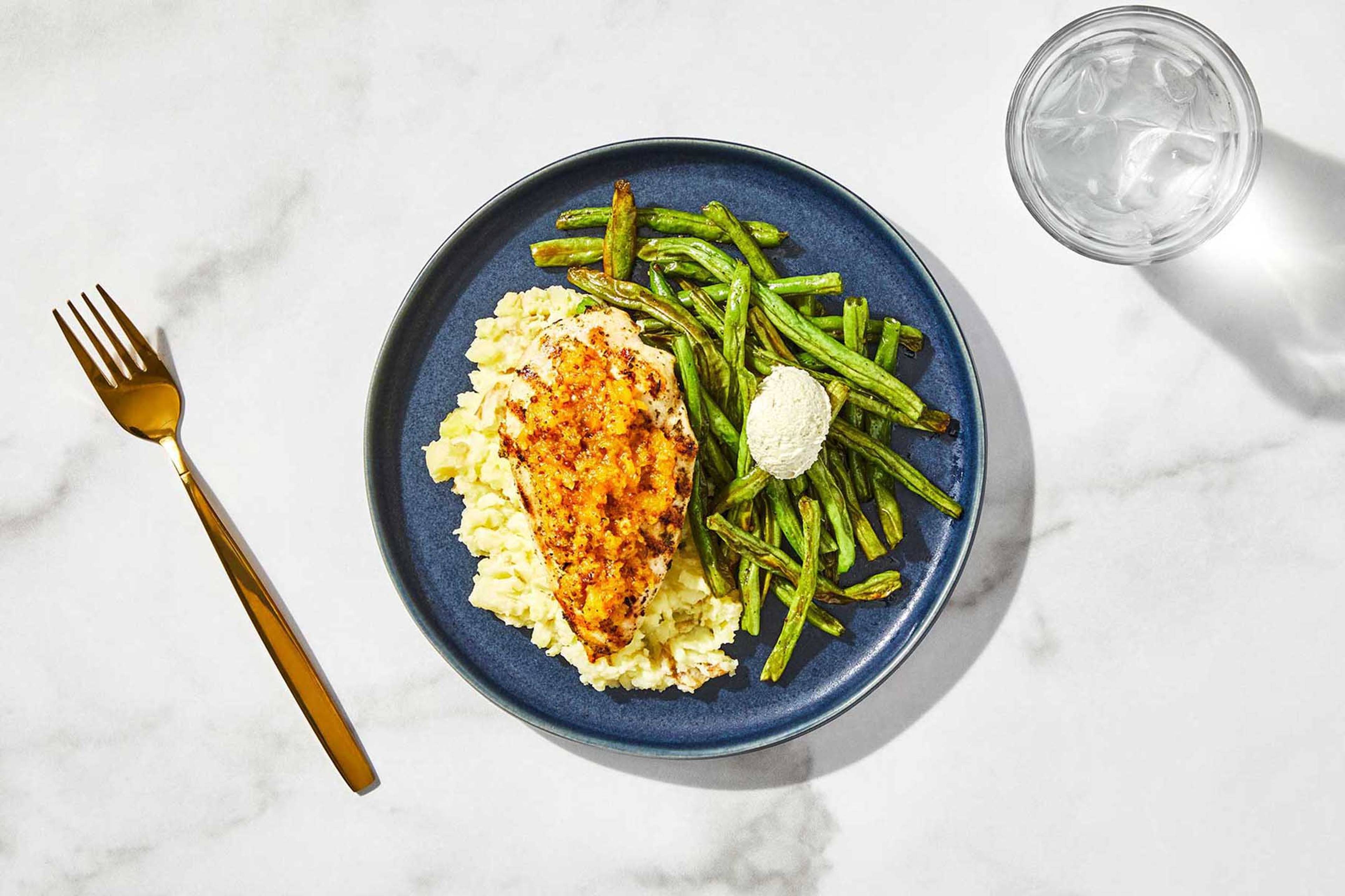 Grilled Chicken with Apricot Mustard