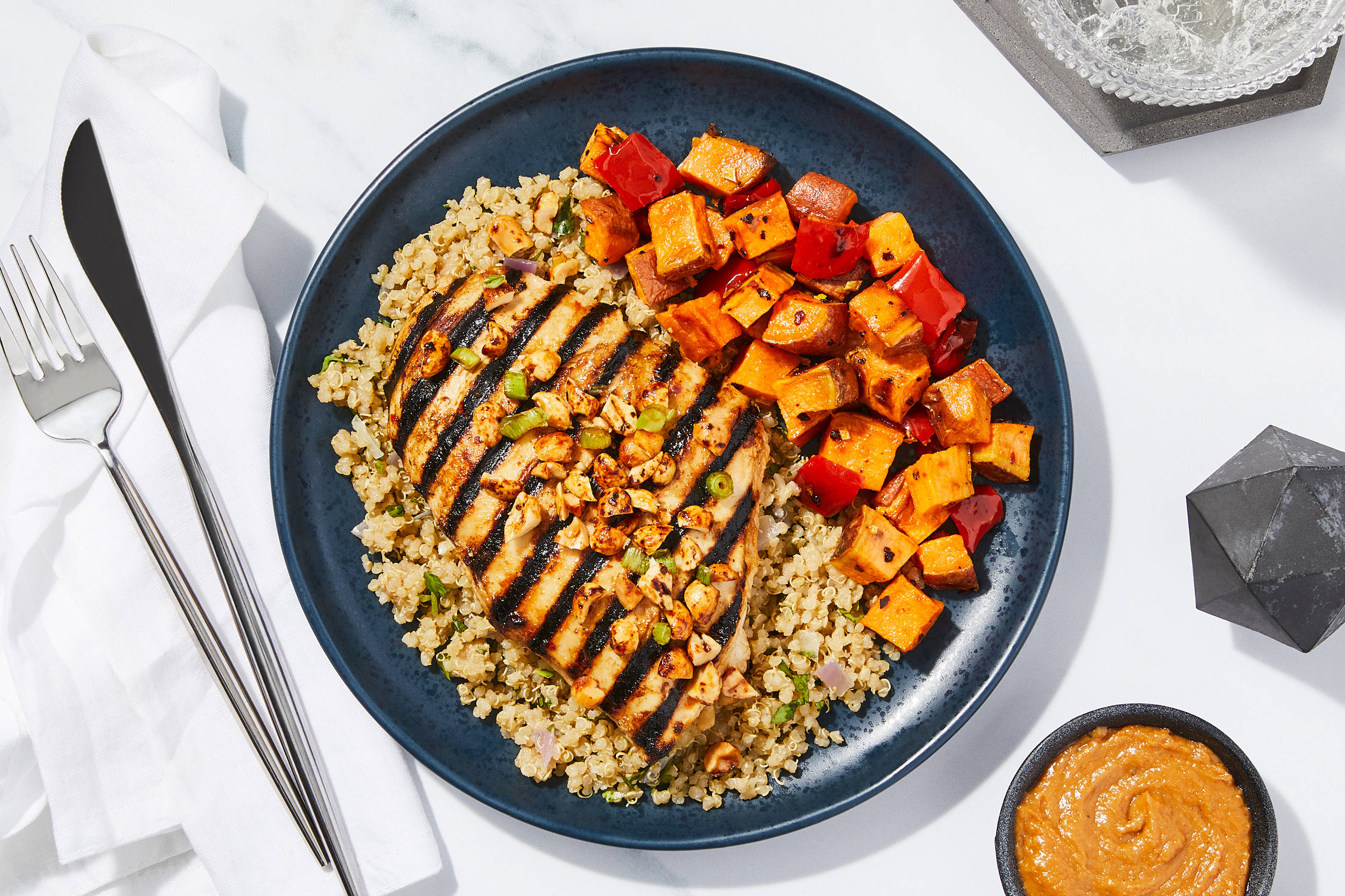 Spicy Peanut Grilled Chicken