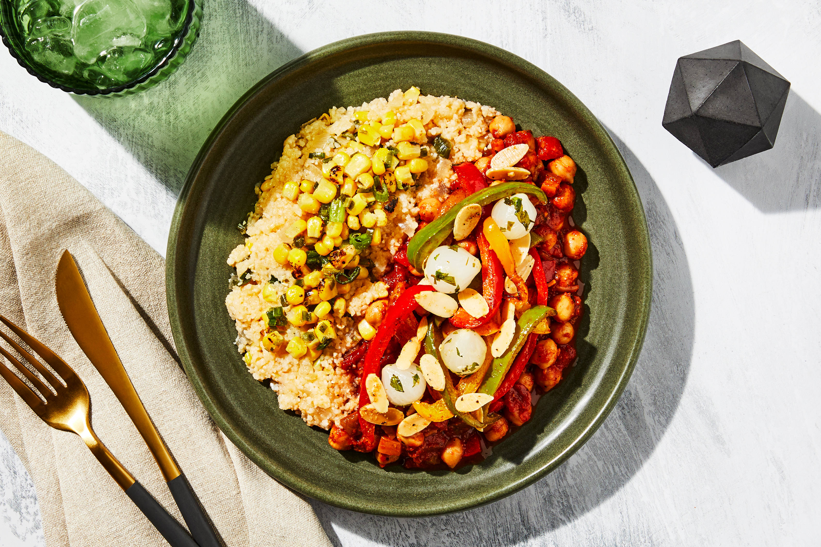 Harissa Braised Garbanzo Stew