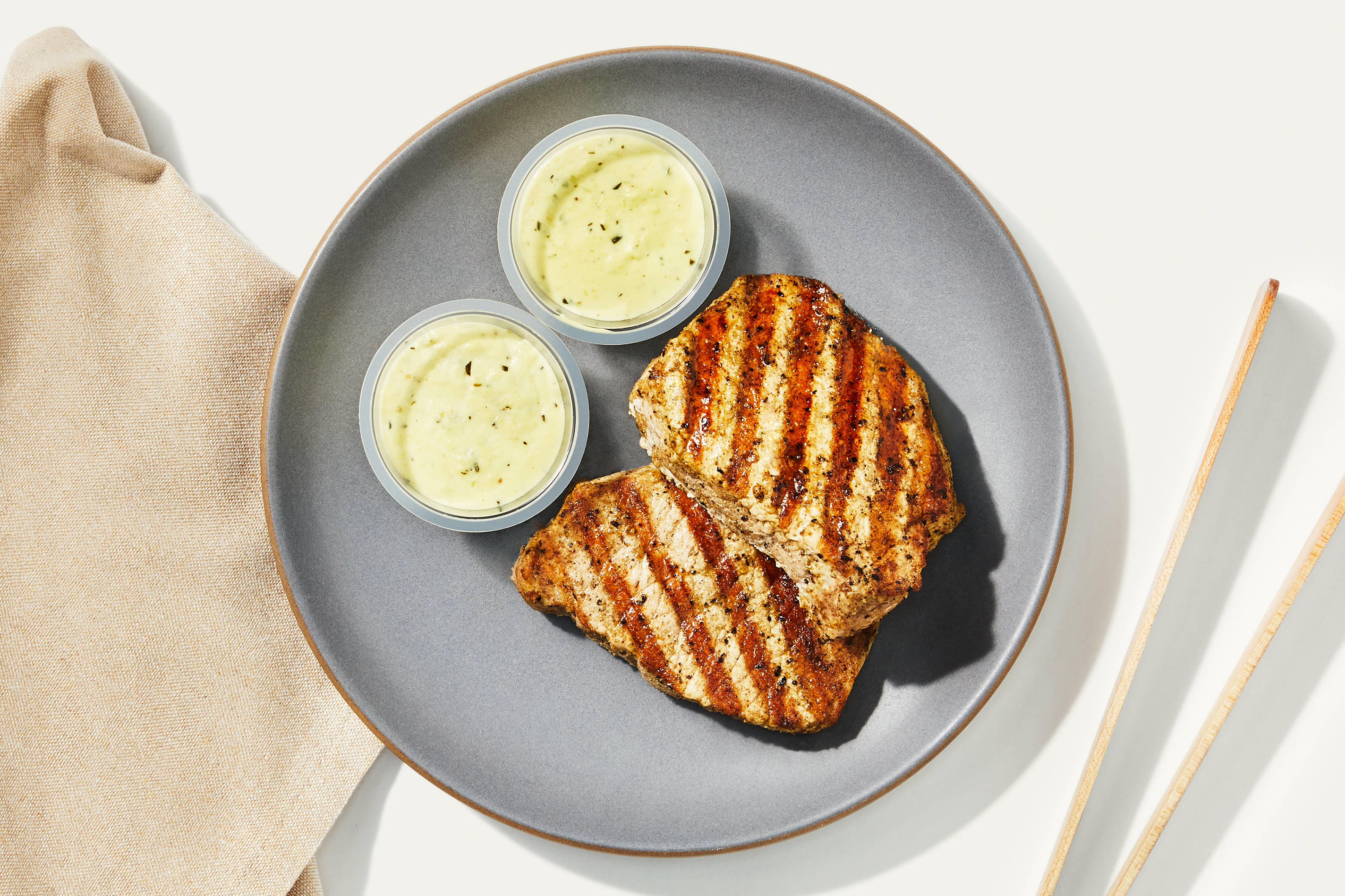 Herb & Black Pepper Pork Chop