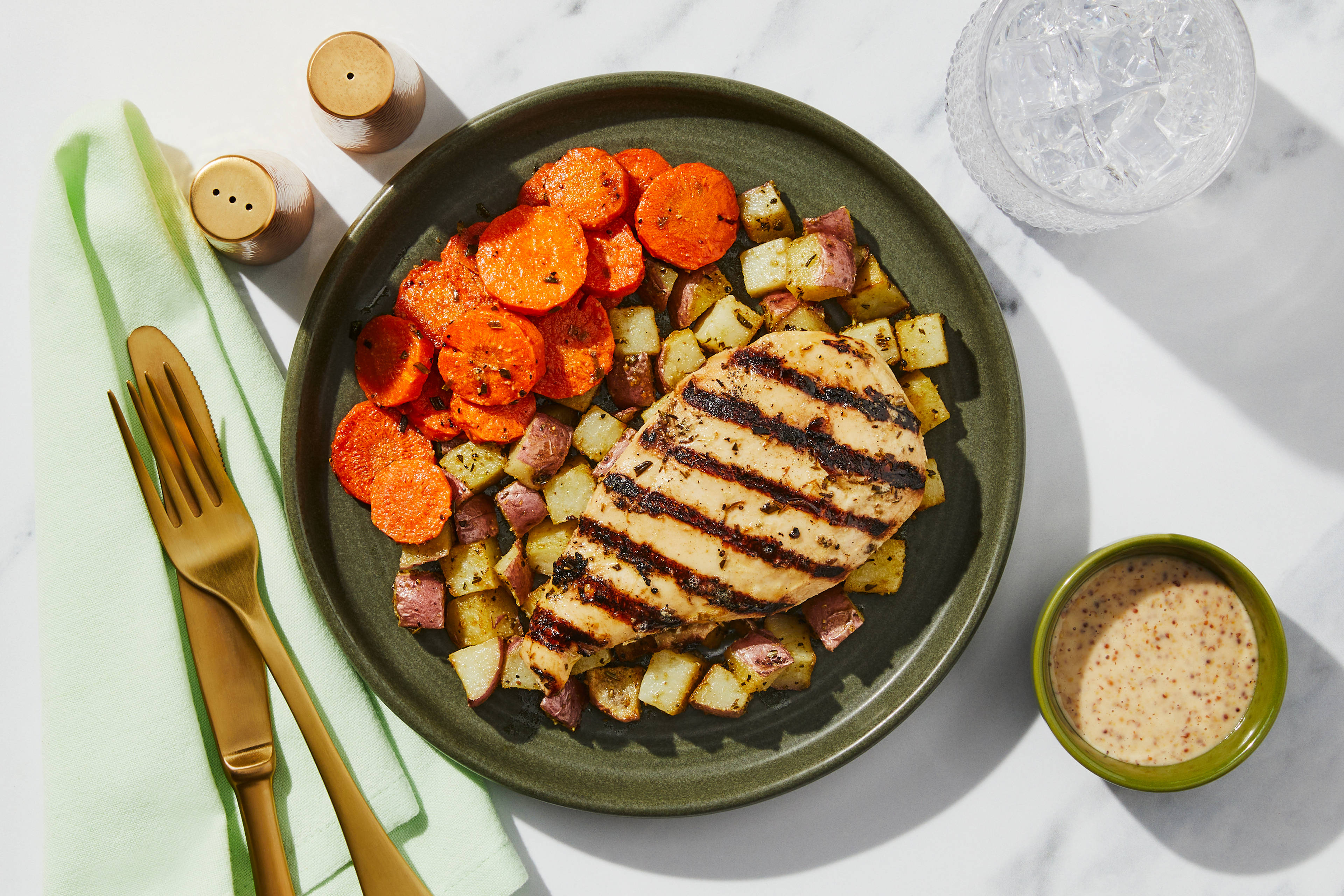 Poulet à la moutarde au miel