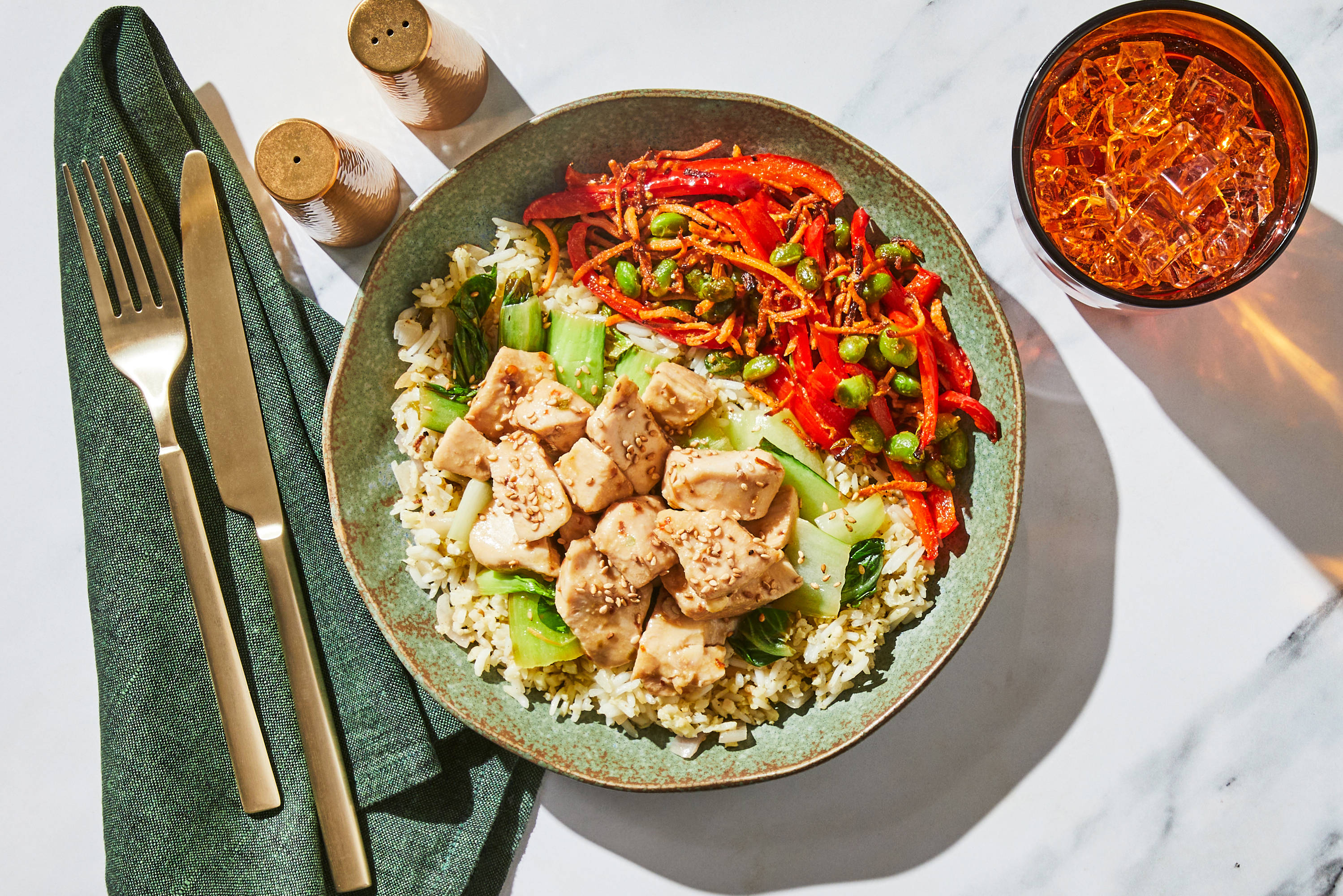 Honey Sesame Chicken Bowl