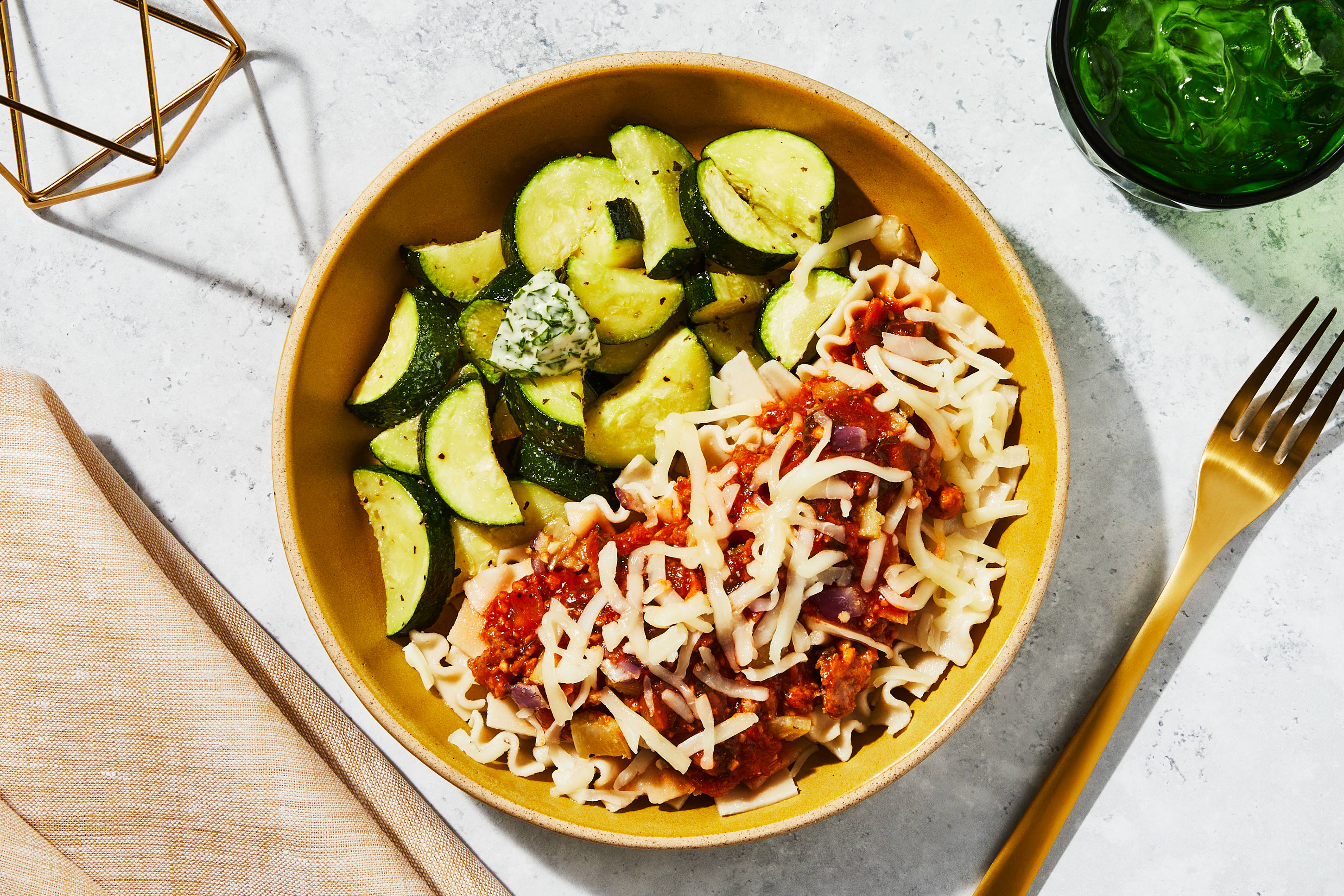 Italian Sausage & Marinara Lasagnette Pasta