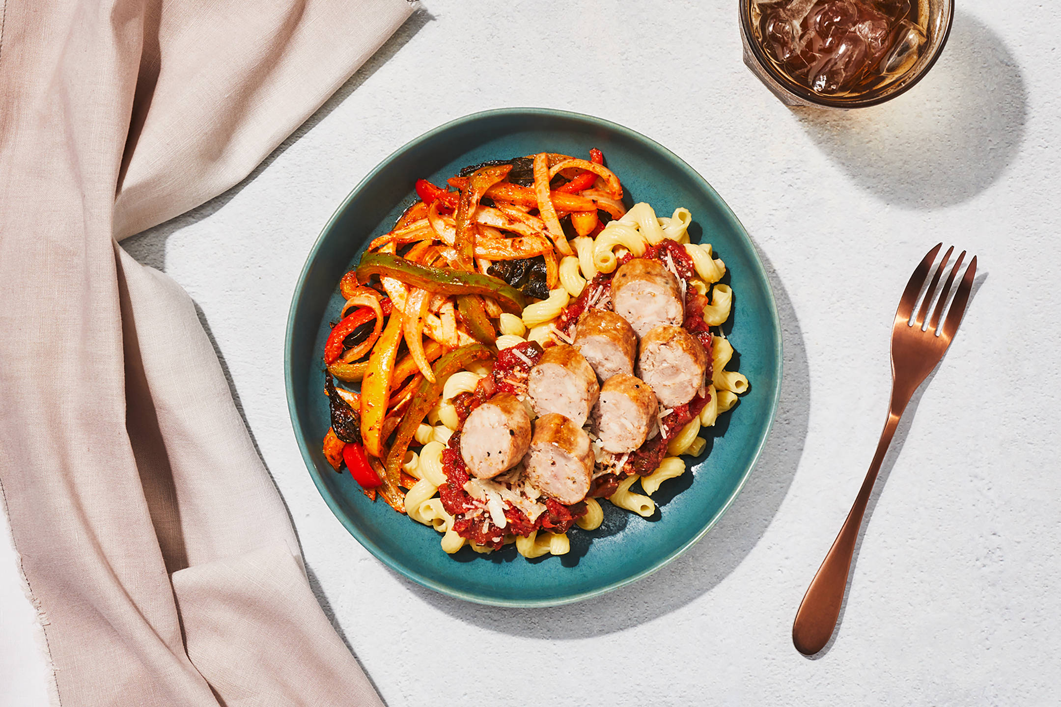 Italian Sausage Marinara Pasta