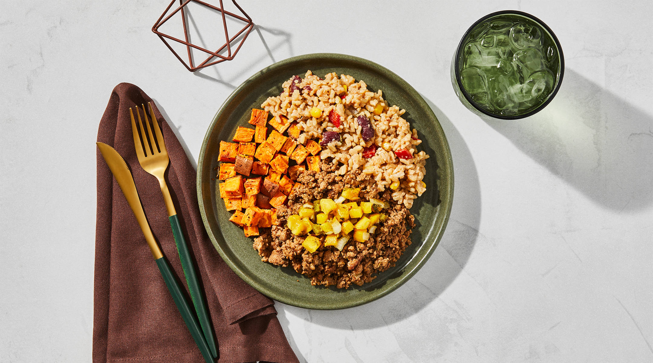 Jerk Ground Turkey & Sweet Potatoes