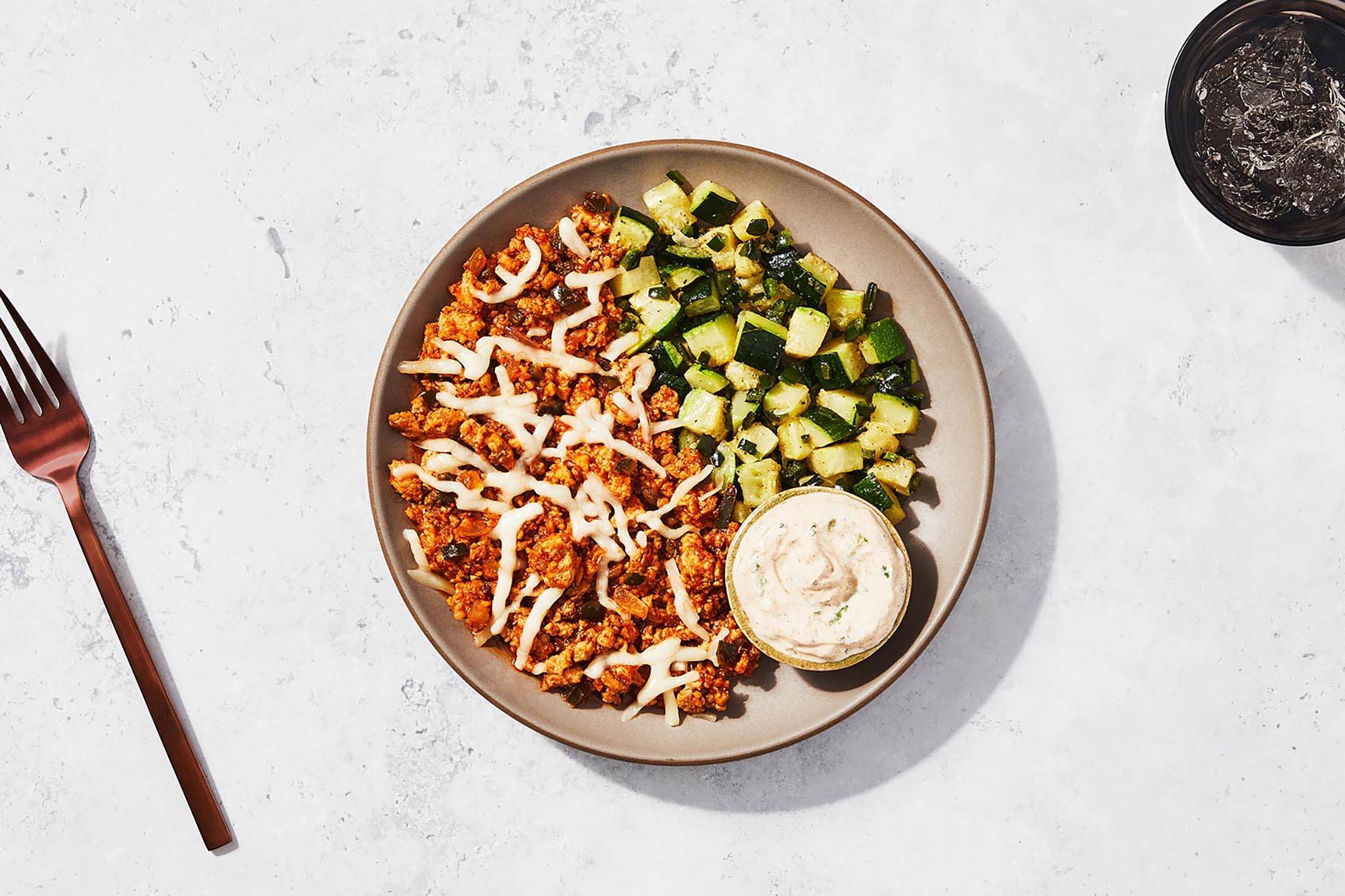 Keto Turkey Chili & Zucchini