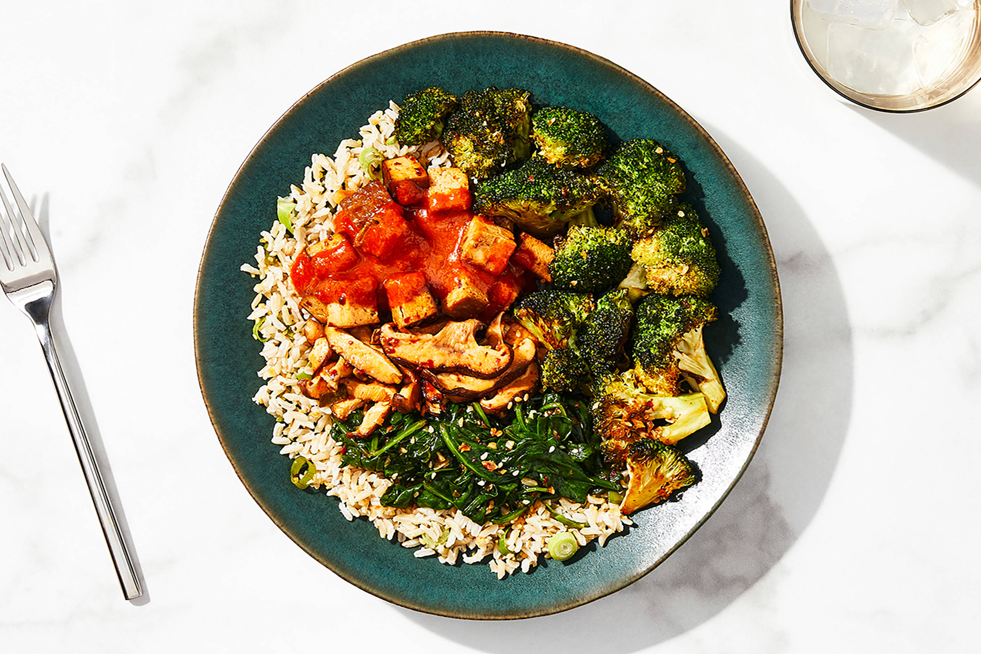Korean Tofu & Veggie Bowl