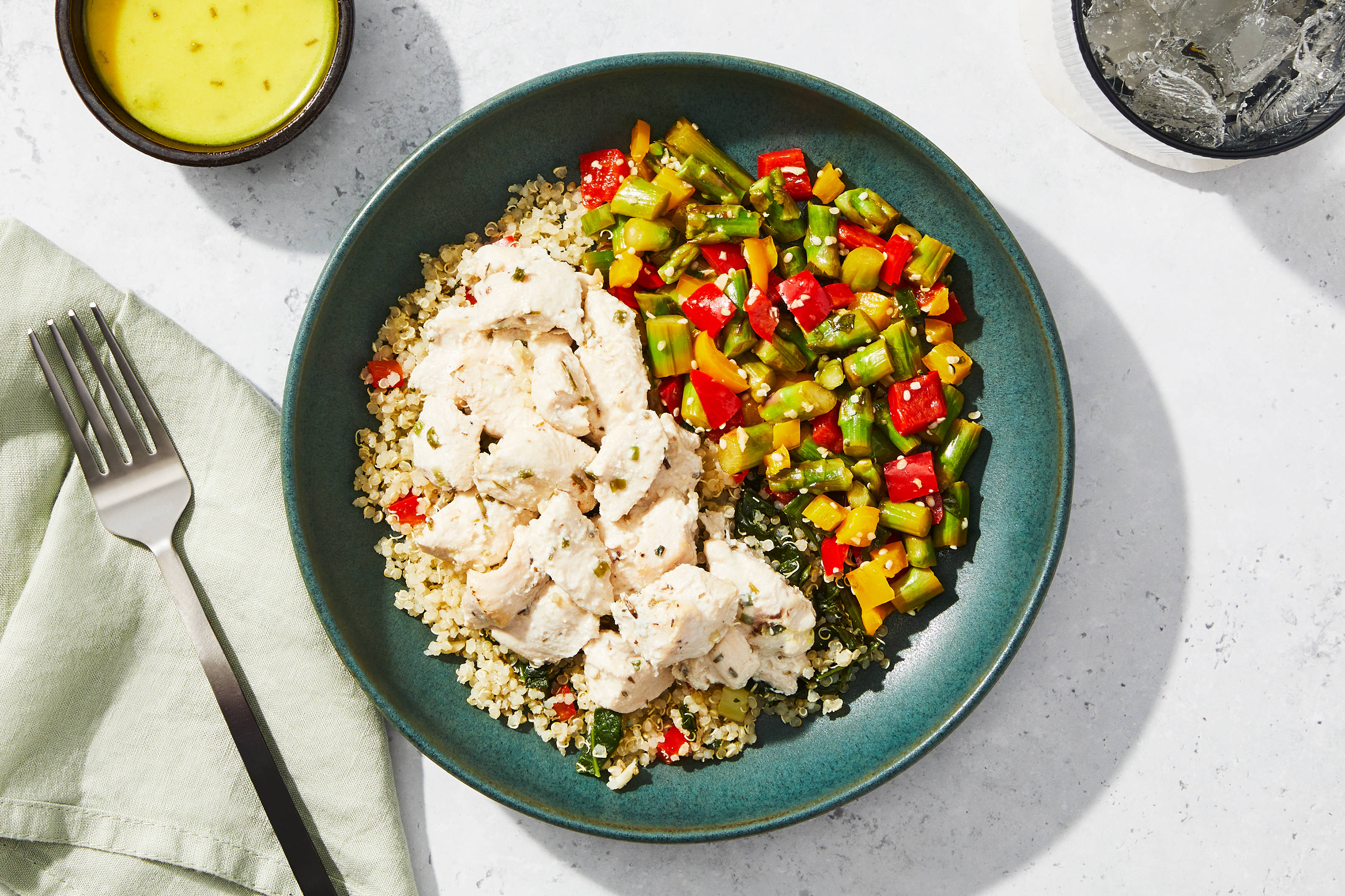 Lebanese-Style Chicken & Quinoa Bowl