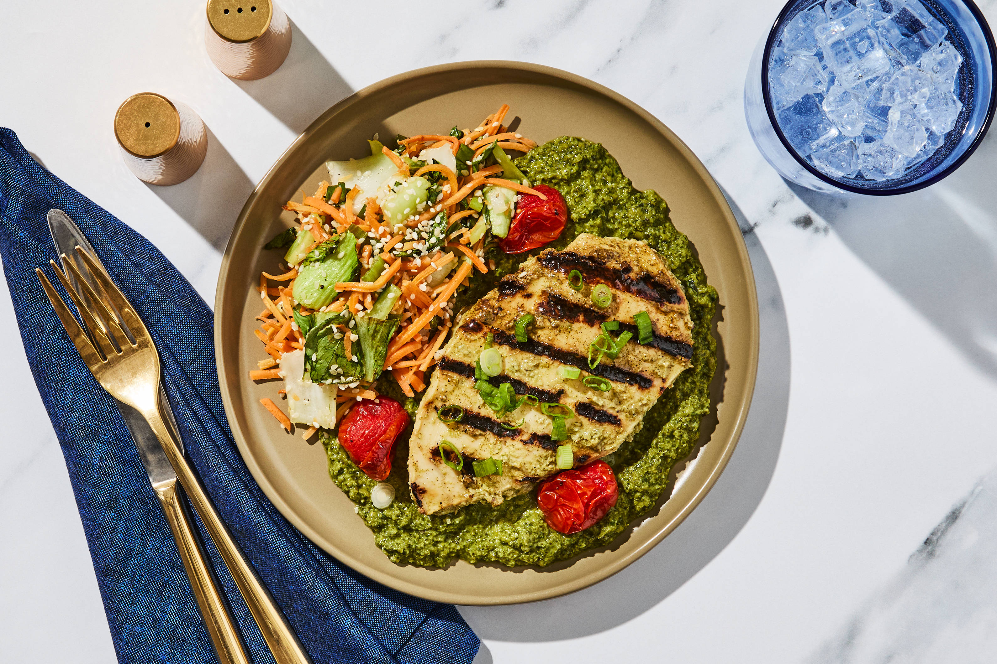 Poulet grillé au miso