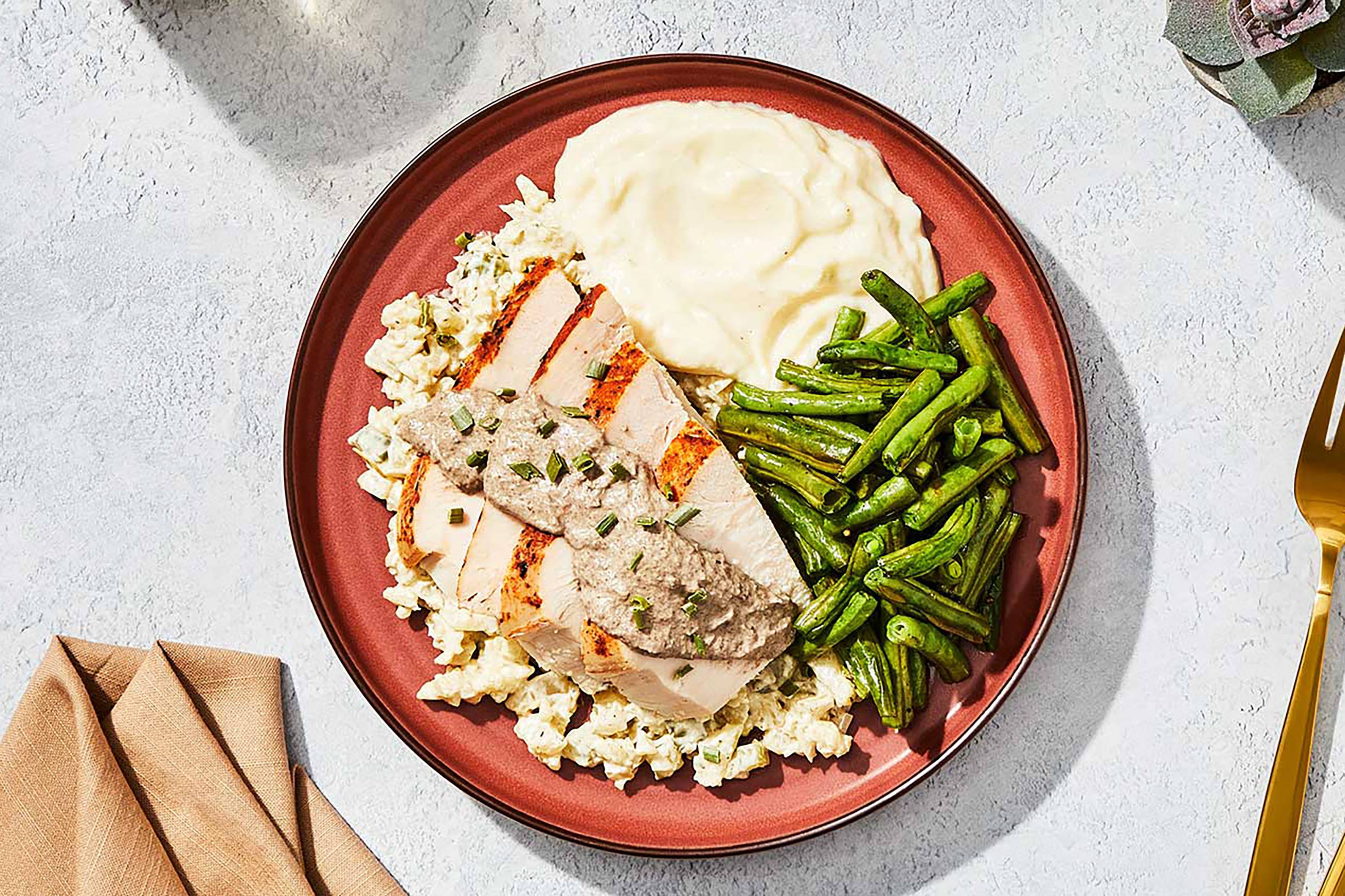 Mushroom Gravy Turkey