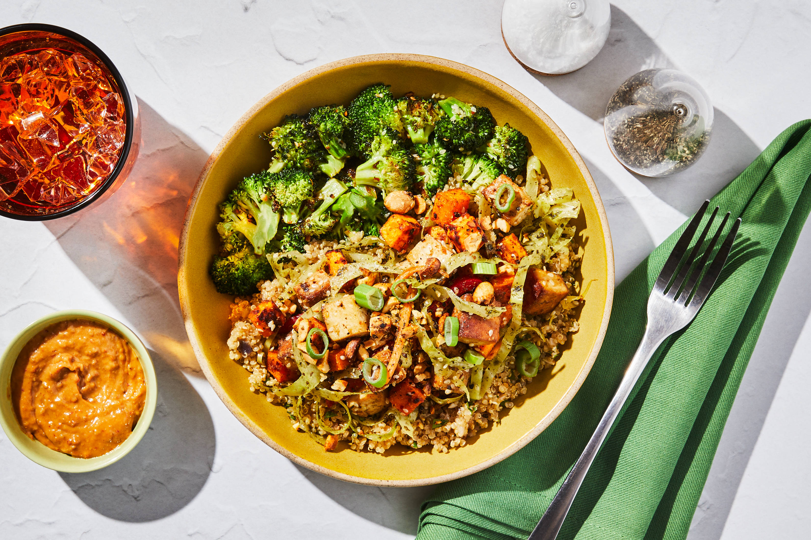 Peanut Satay Buddha Bowl