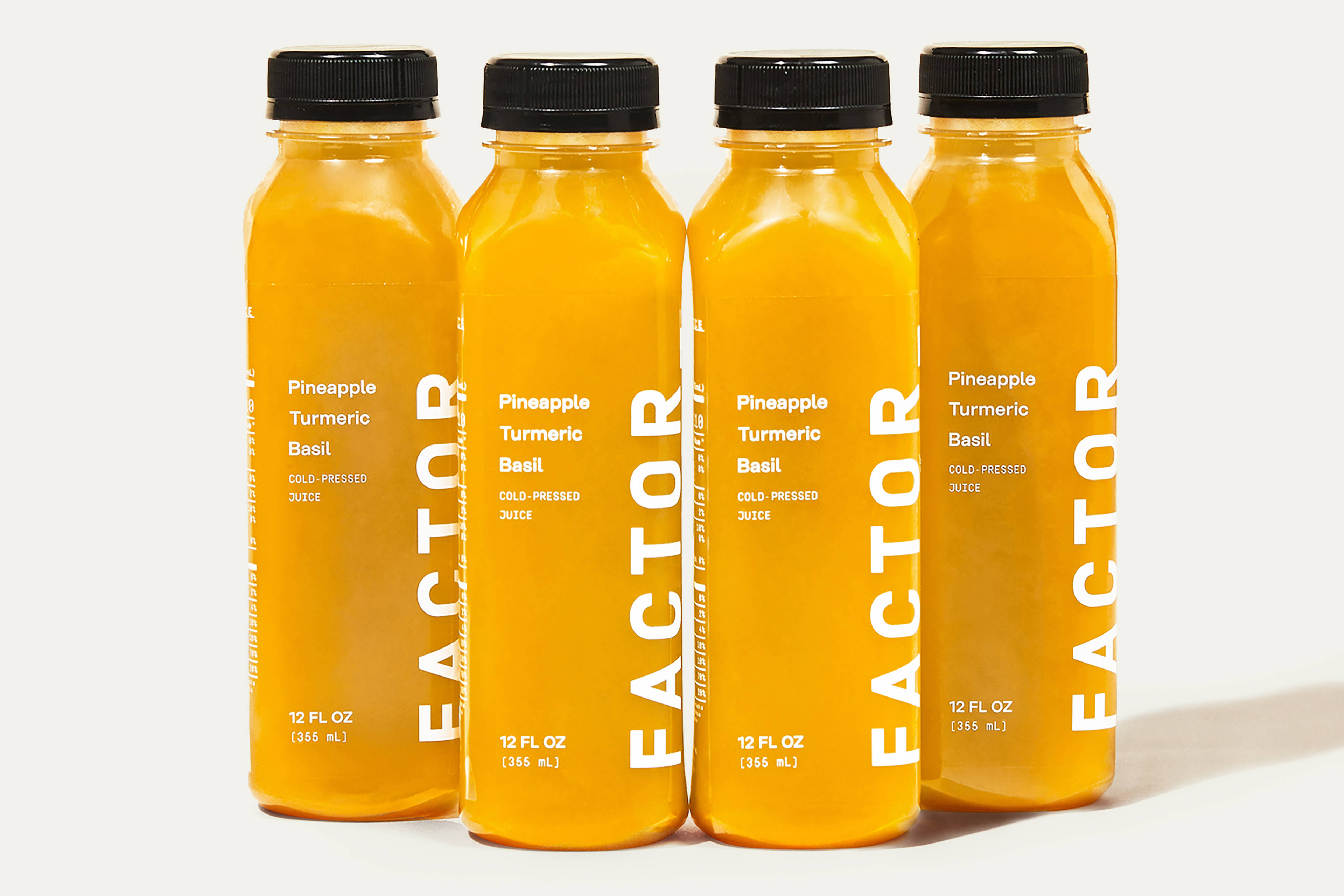 Pineapple Turmeric Basil Cold-Pressed Juice