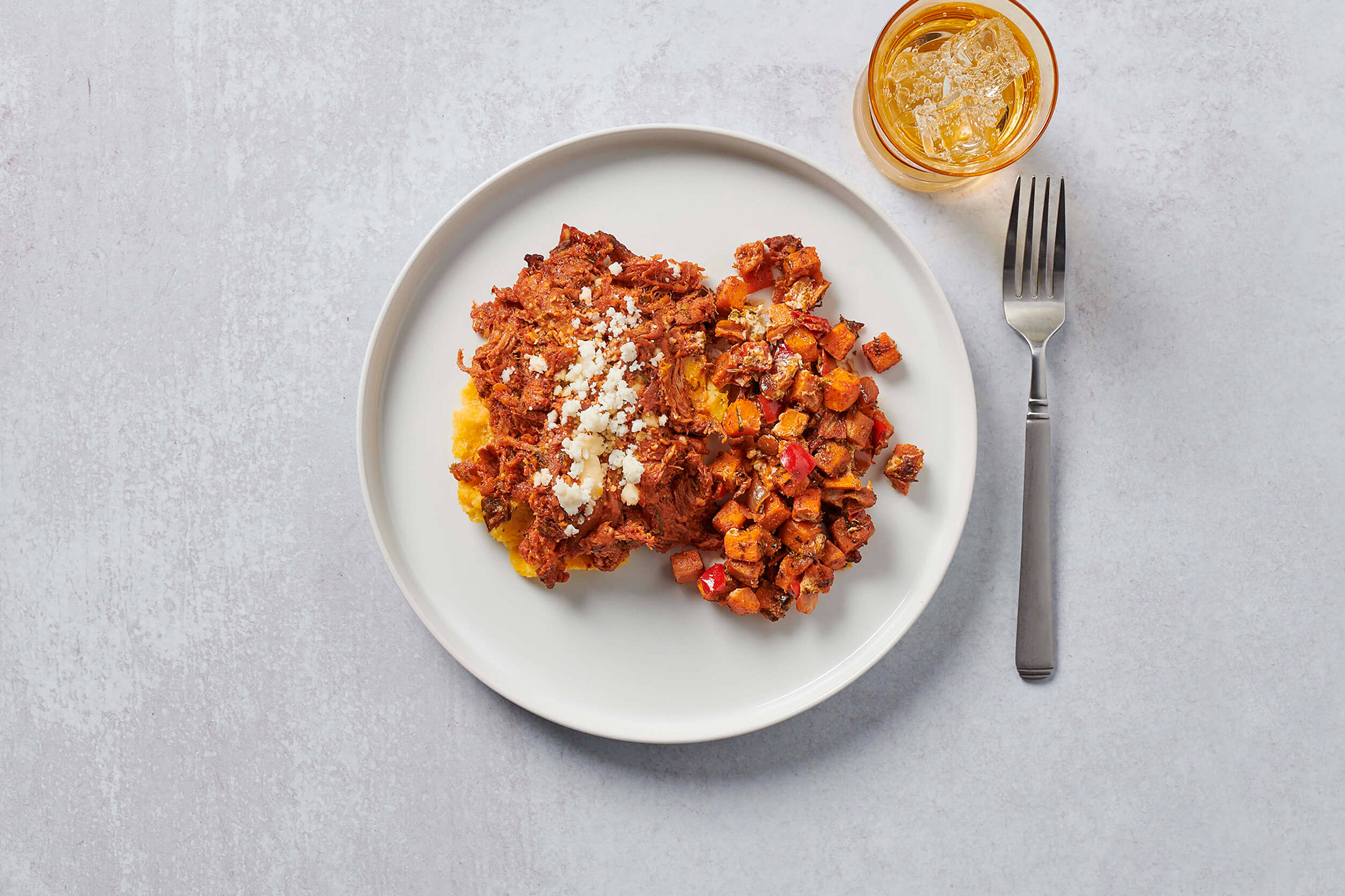 Red Chile Pork Tamale Bowl