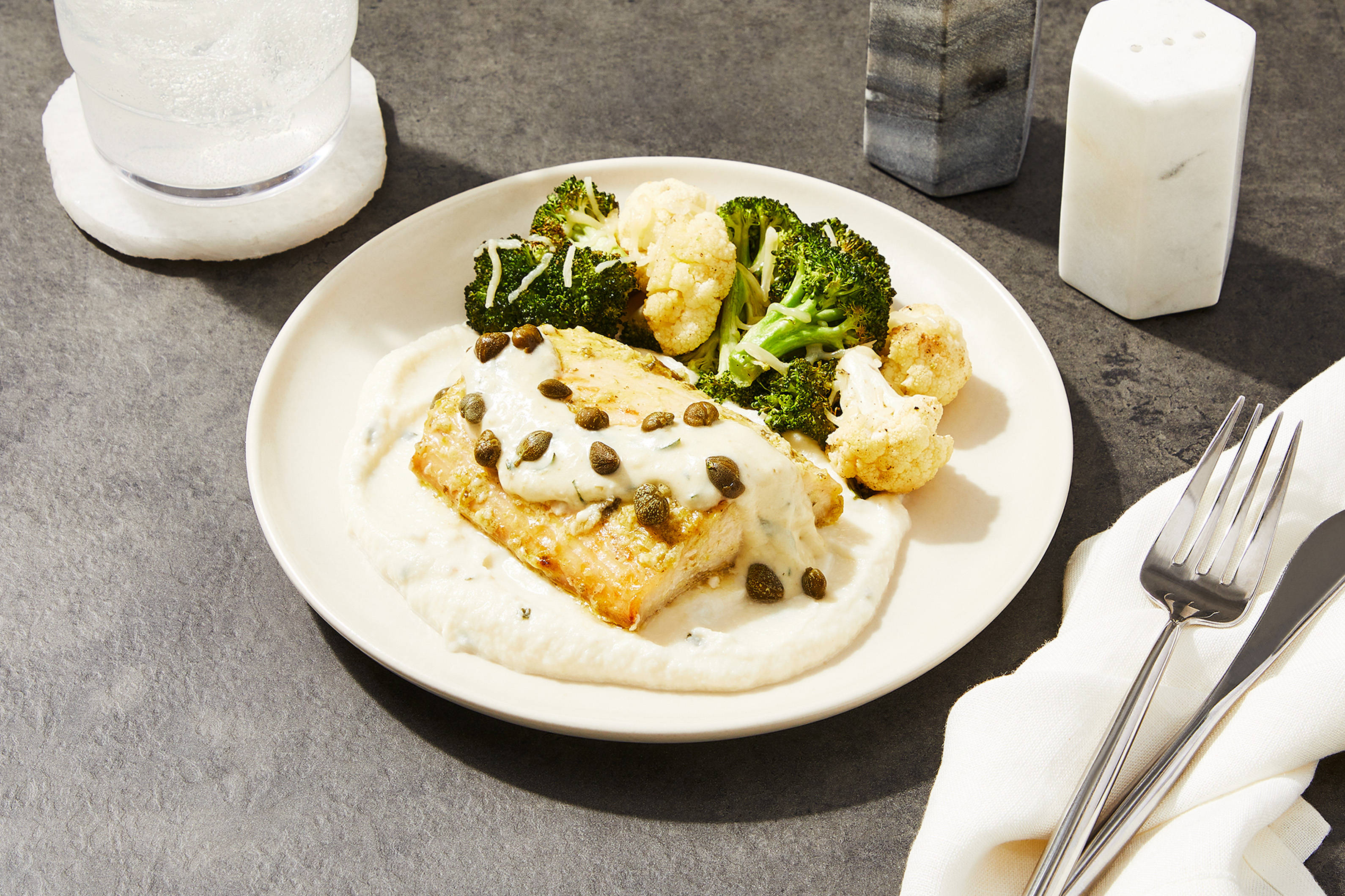 Roasted Mahi Piccata