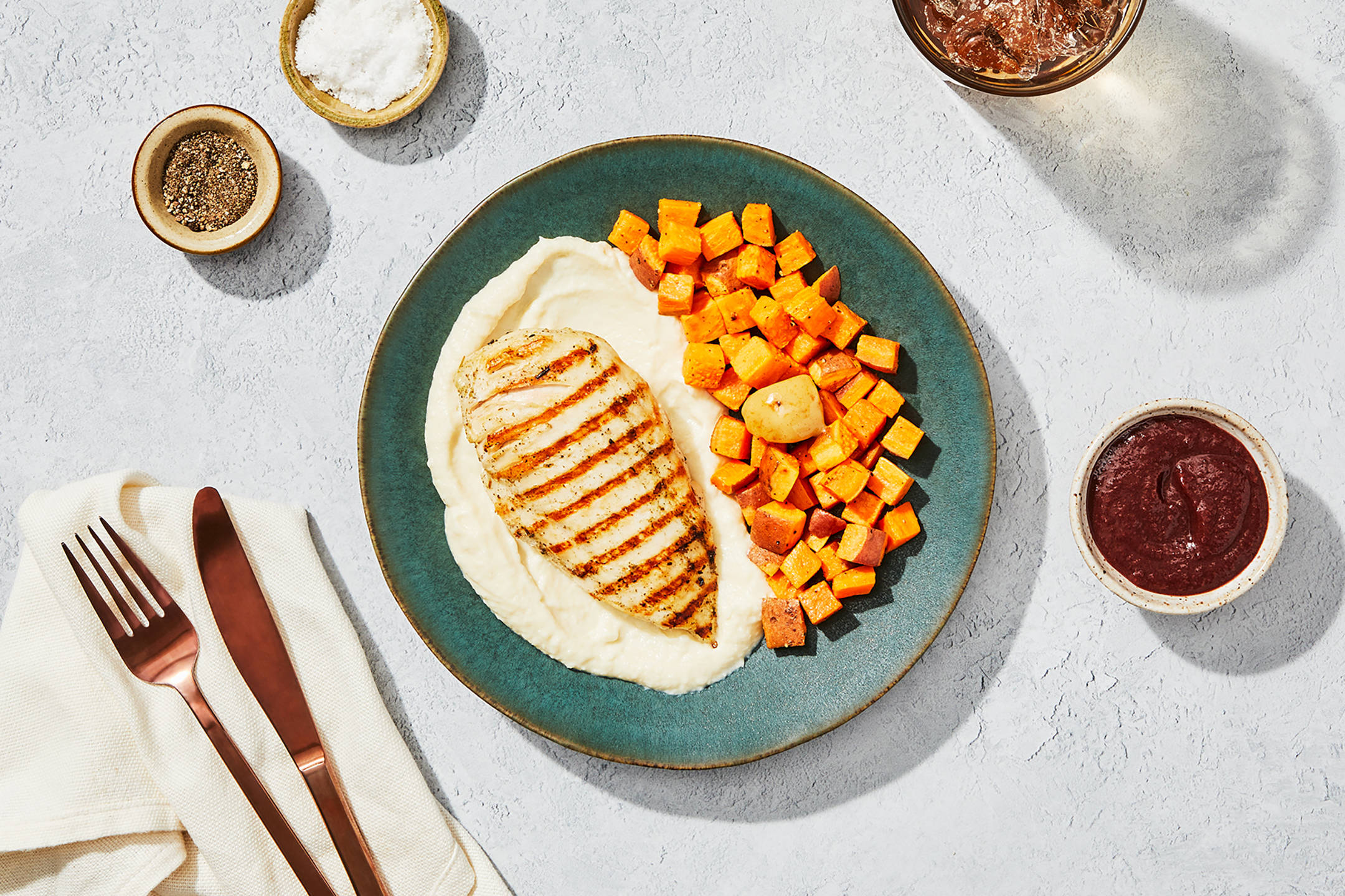 Sage Chicken & Maple Butter Sweet Potatoes
