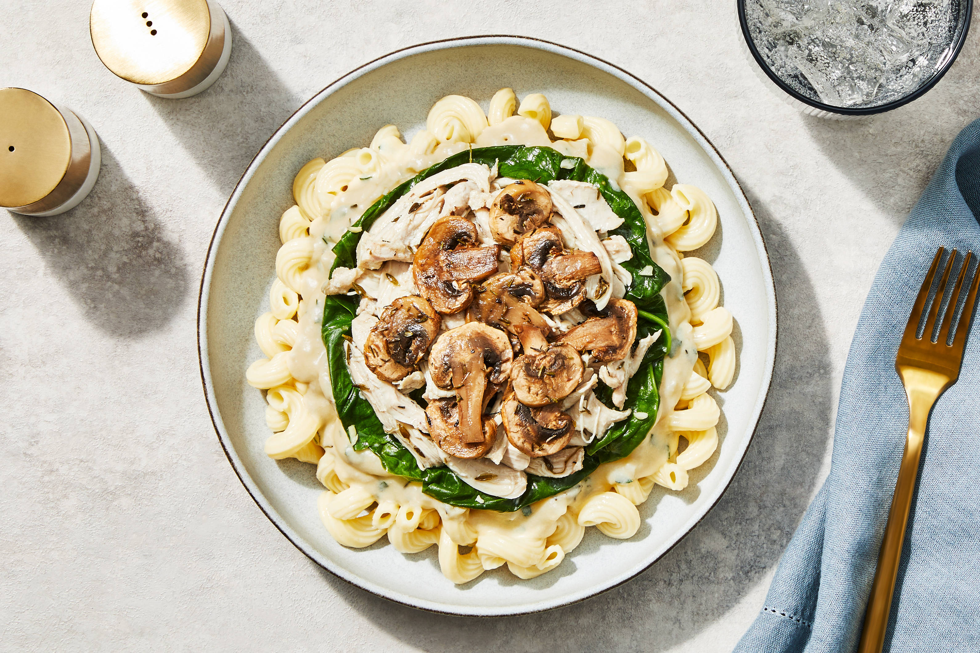 Shredded Chicken & Mushroom Cavatappi