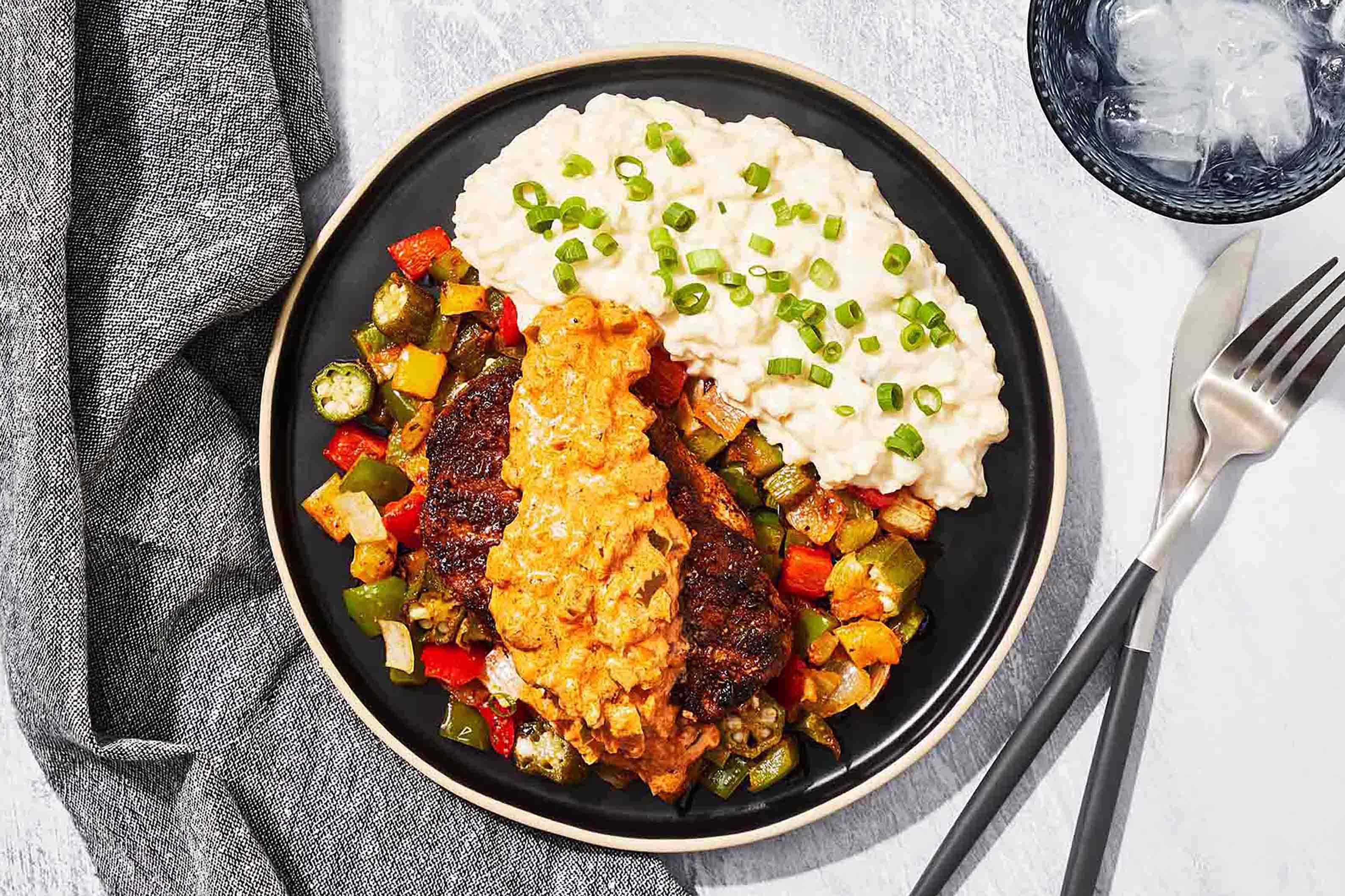 Smothered Creole Pork Chop