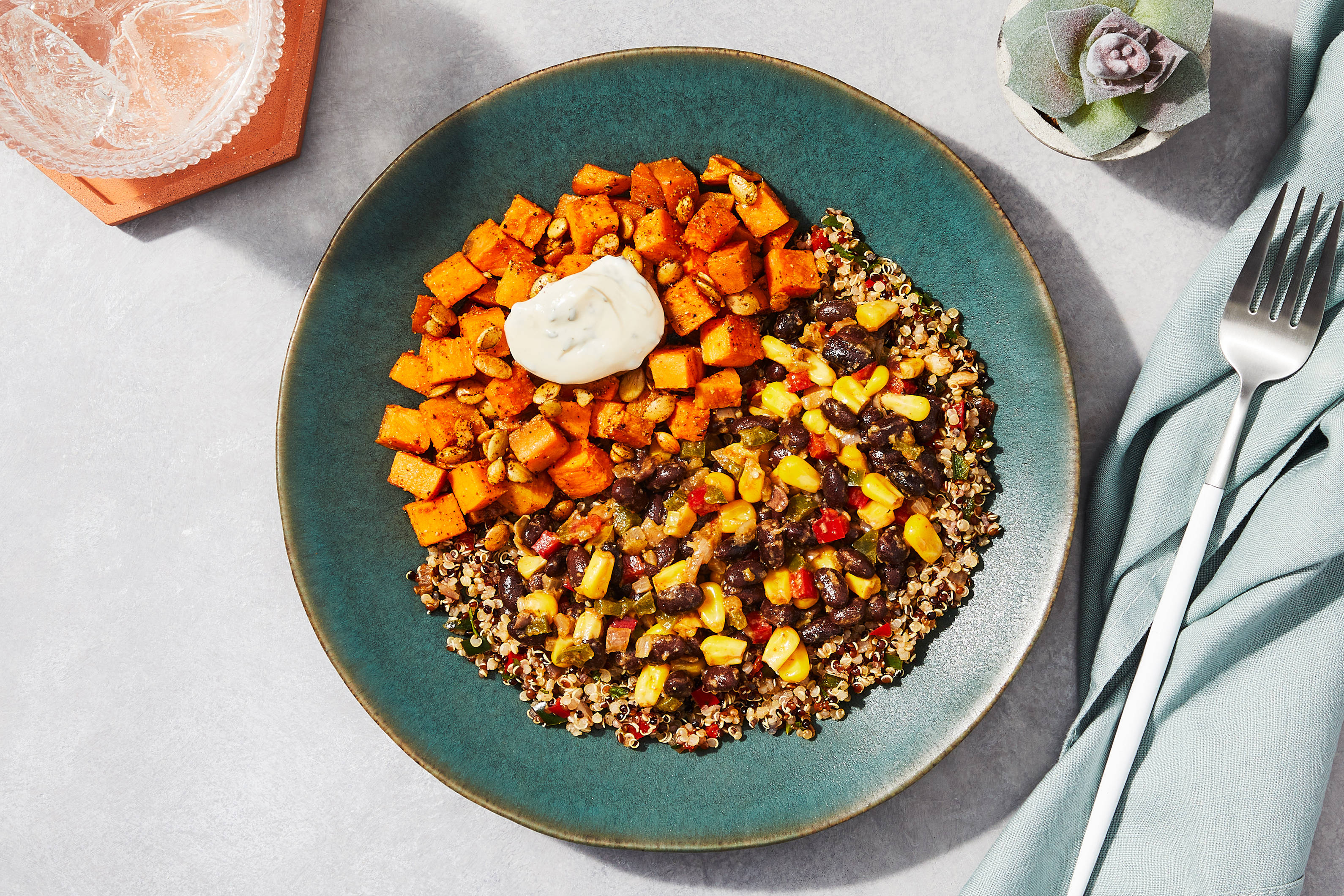 Southwestern Black Bean & Corn Quinoa