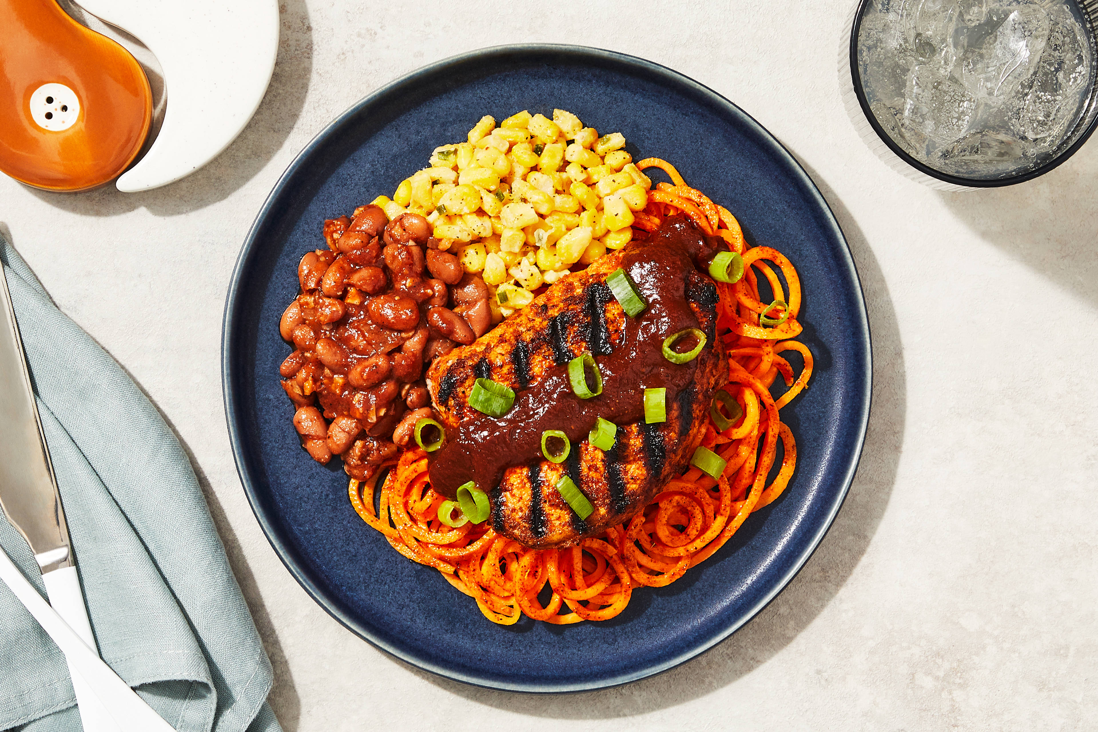 Côtelette de porc BBQ sucrée
