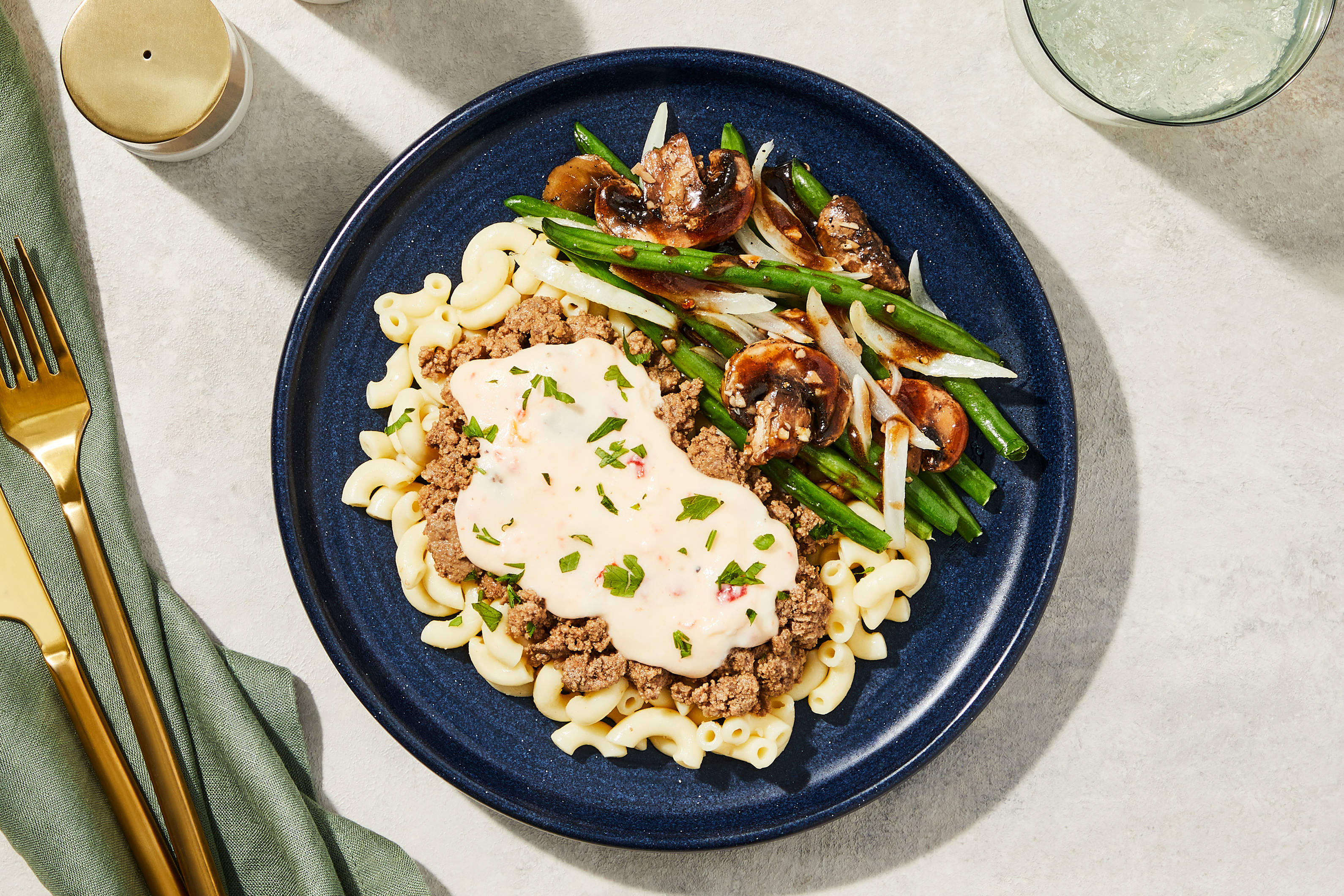 Swiss Fondue & Beef Macaroni
