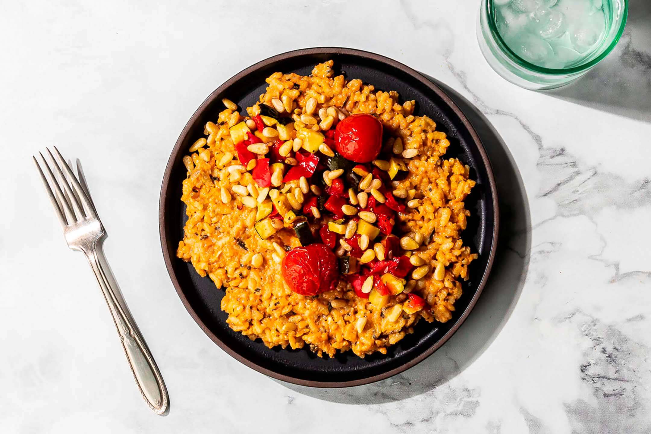 Tomato & Roasted Vegetable Risotto