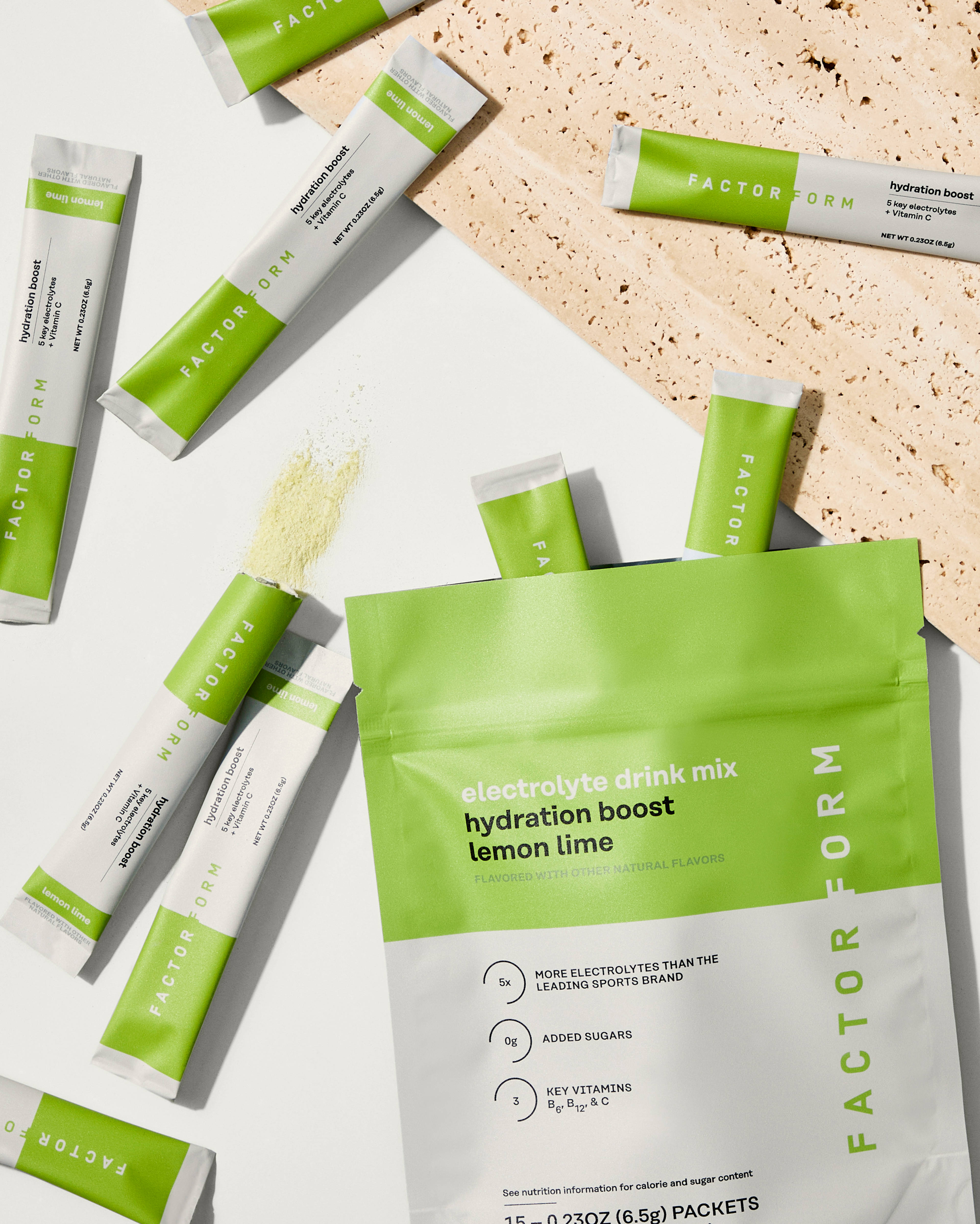 Hydration Boost Lemon Lime Flavour Single Serve Packets