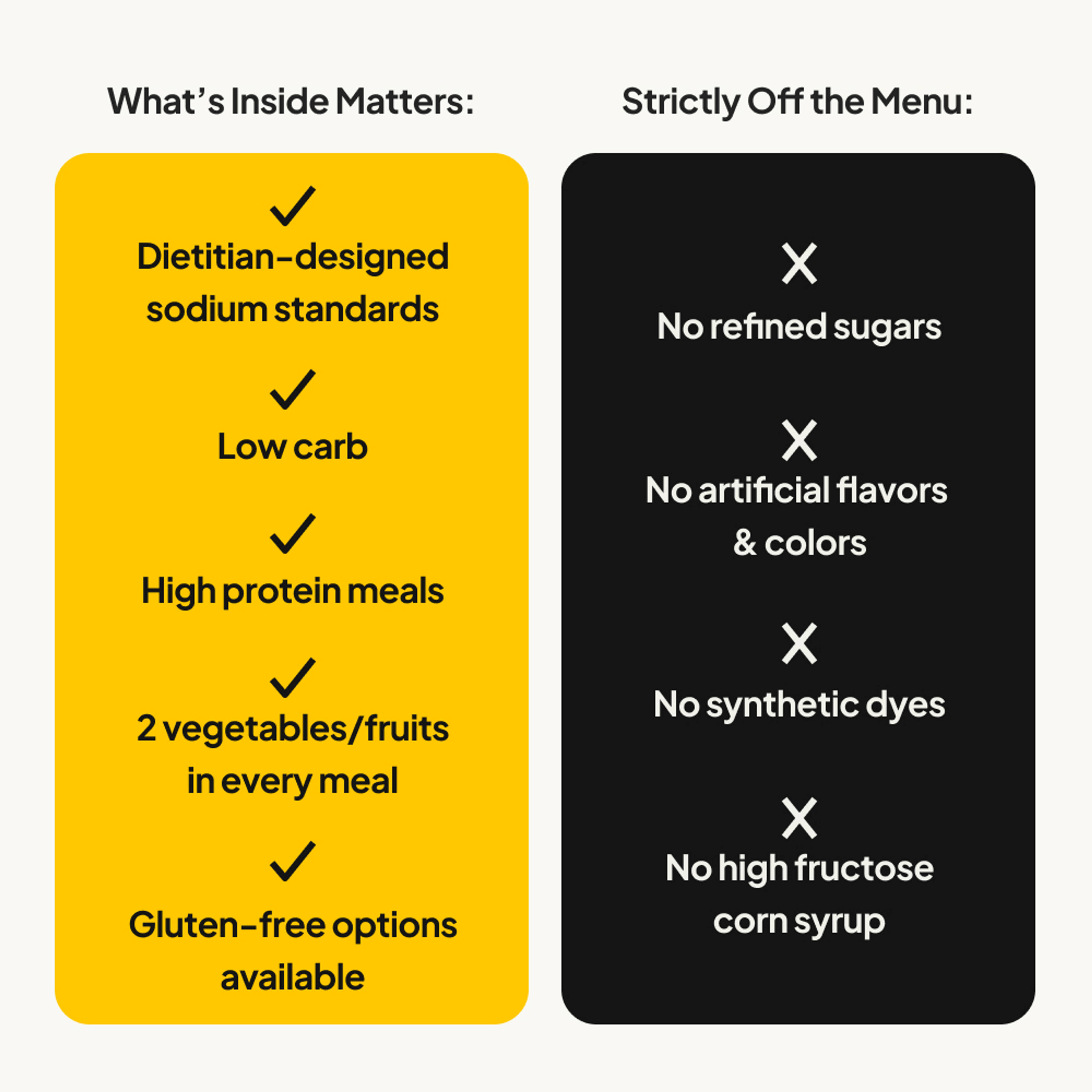 We’re Serious About What Goes In—and What Stays Out