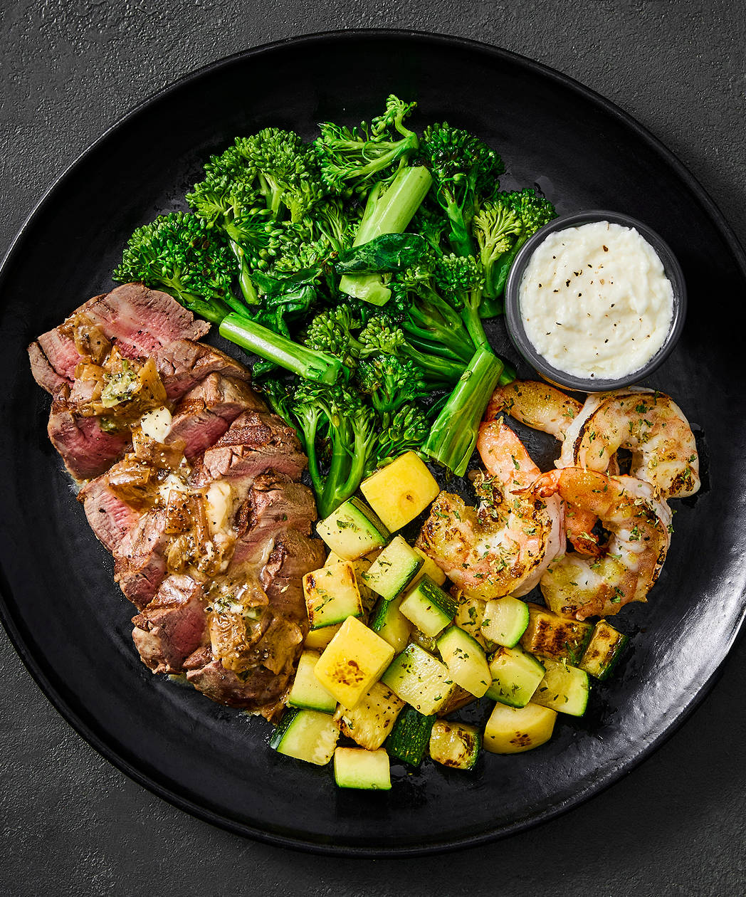 Grilled Filet Mignon & Creamy Parmesan Shrimp menu preference image