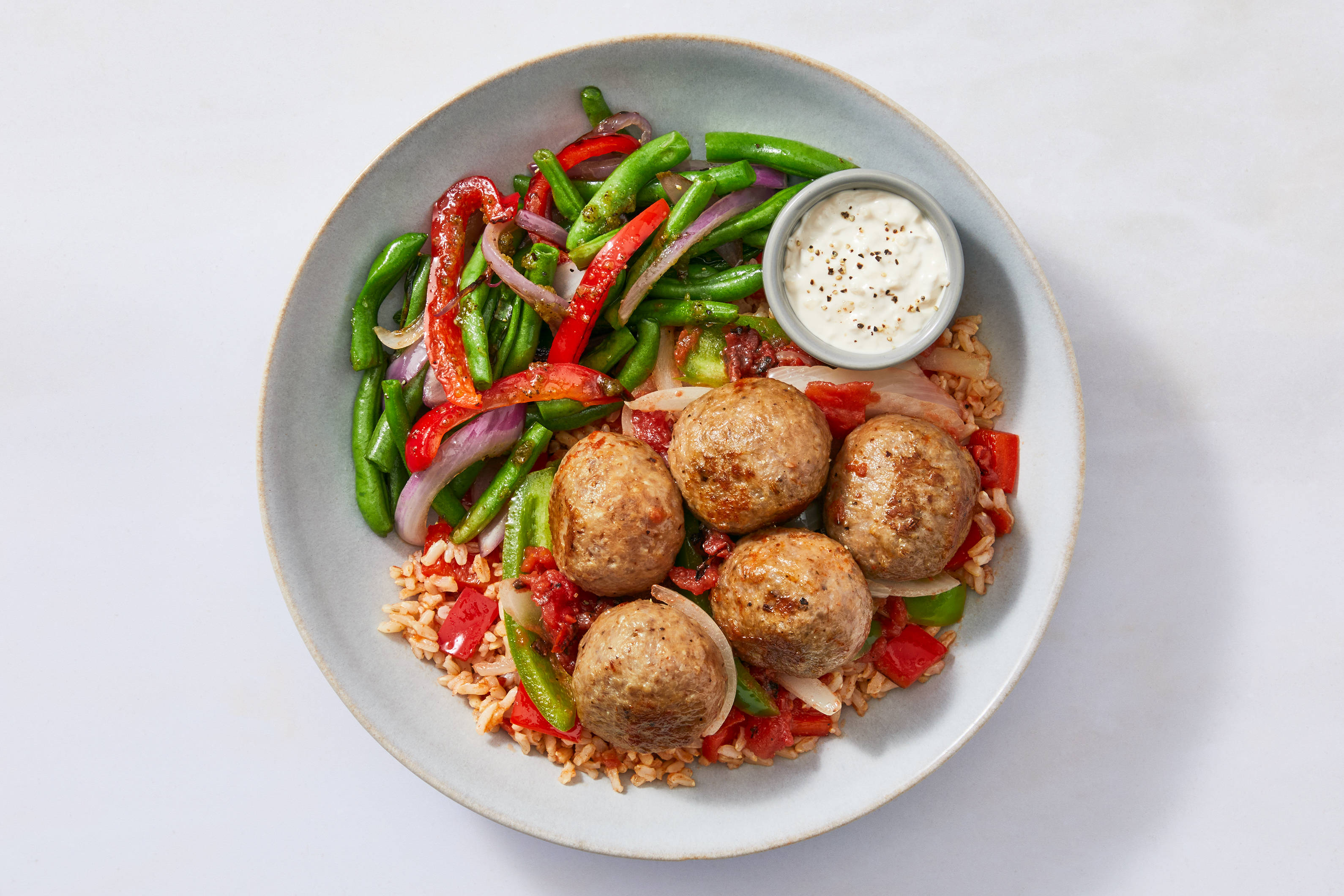 Smoky Spanish-Style Meatballs & Piperade
